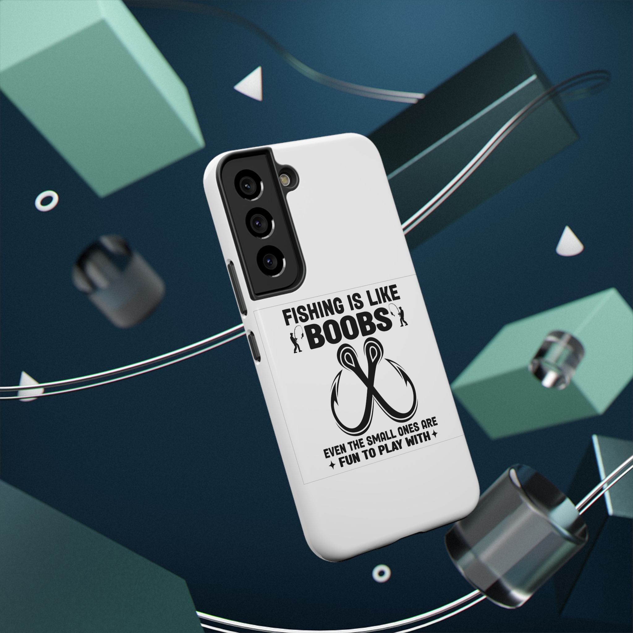 Fishing Is Like Boobs phone case | Impact-Resistant Case