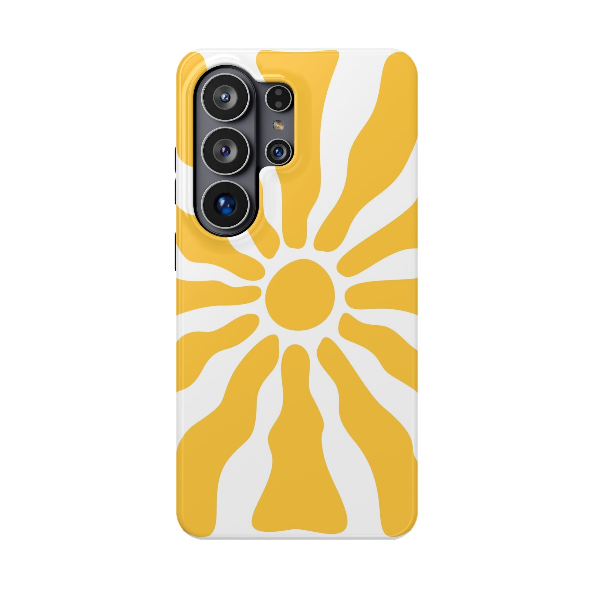 Retro Sunburst iPhone Case | Impact-Resistant Phone Case