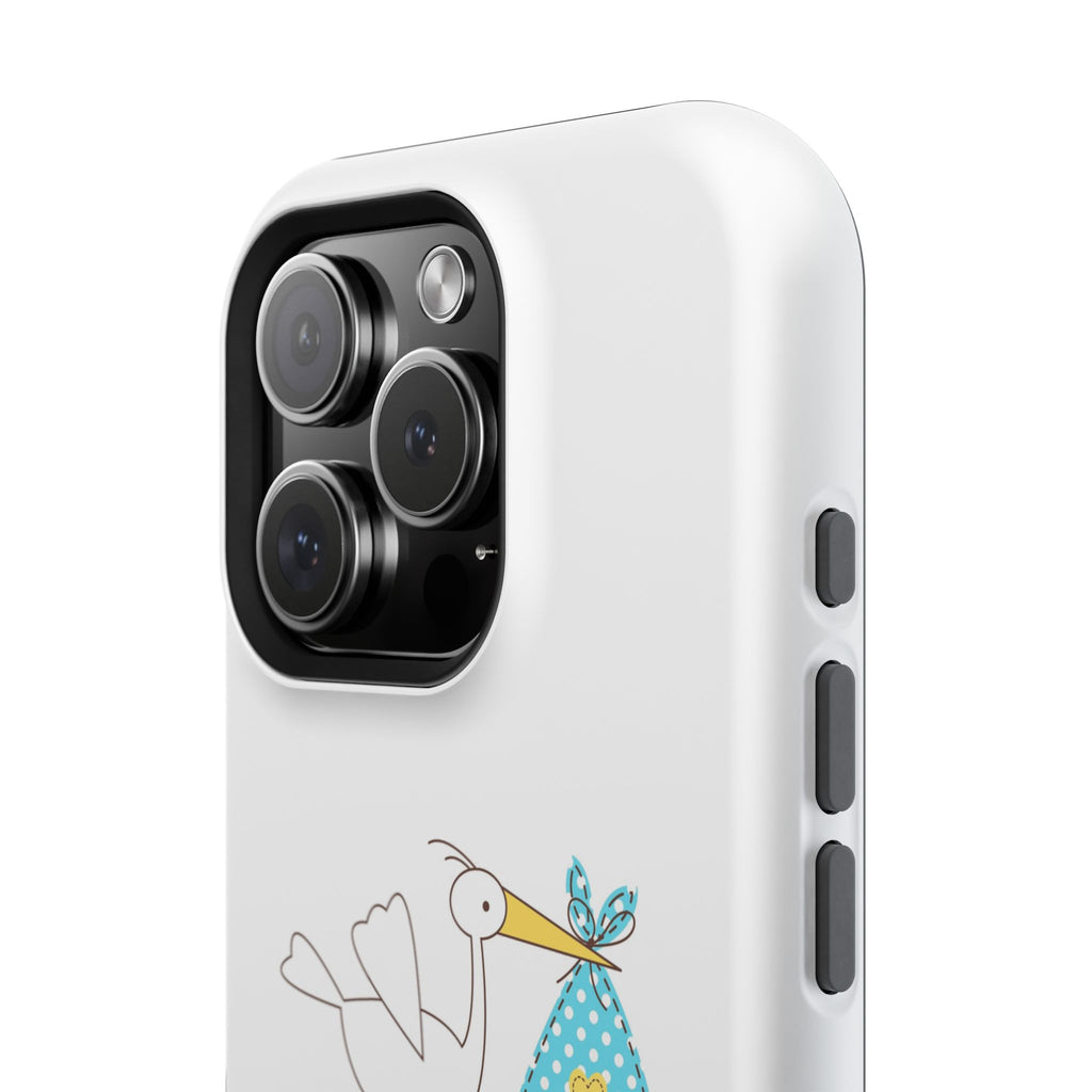 Stork 'It's a Boy' Phone Case | Impact-Resistant Case