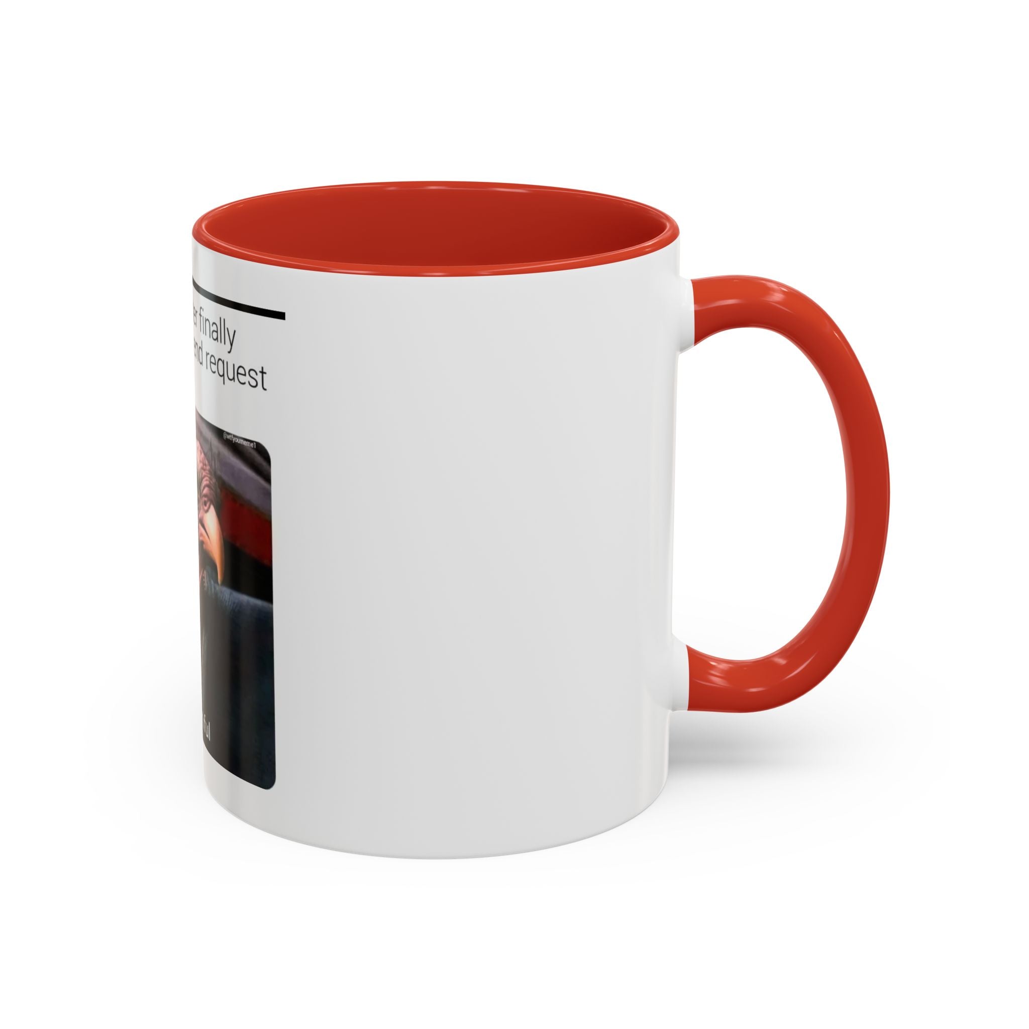 Hey Beautiful Turkey Meme Mug | Accent Coffee Mug 11oz 15oz