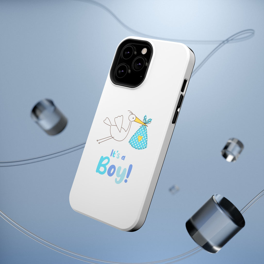 Stork 'It's a Boy' Phone Case | Impact-Resistant Case