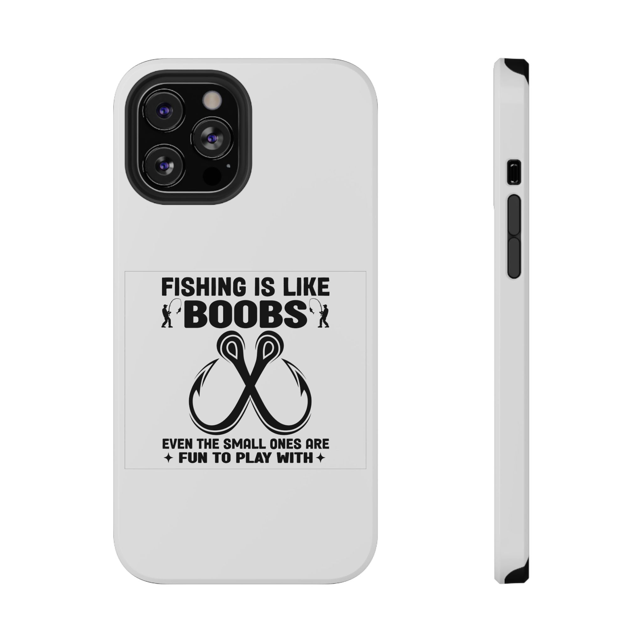 Fishing Is Like Boobs phone case | Impact-Resistant Case