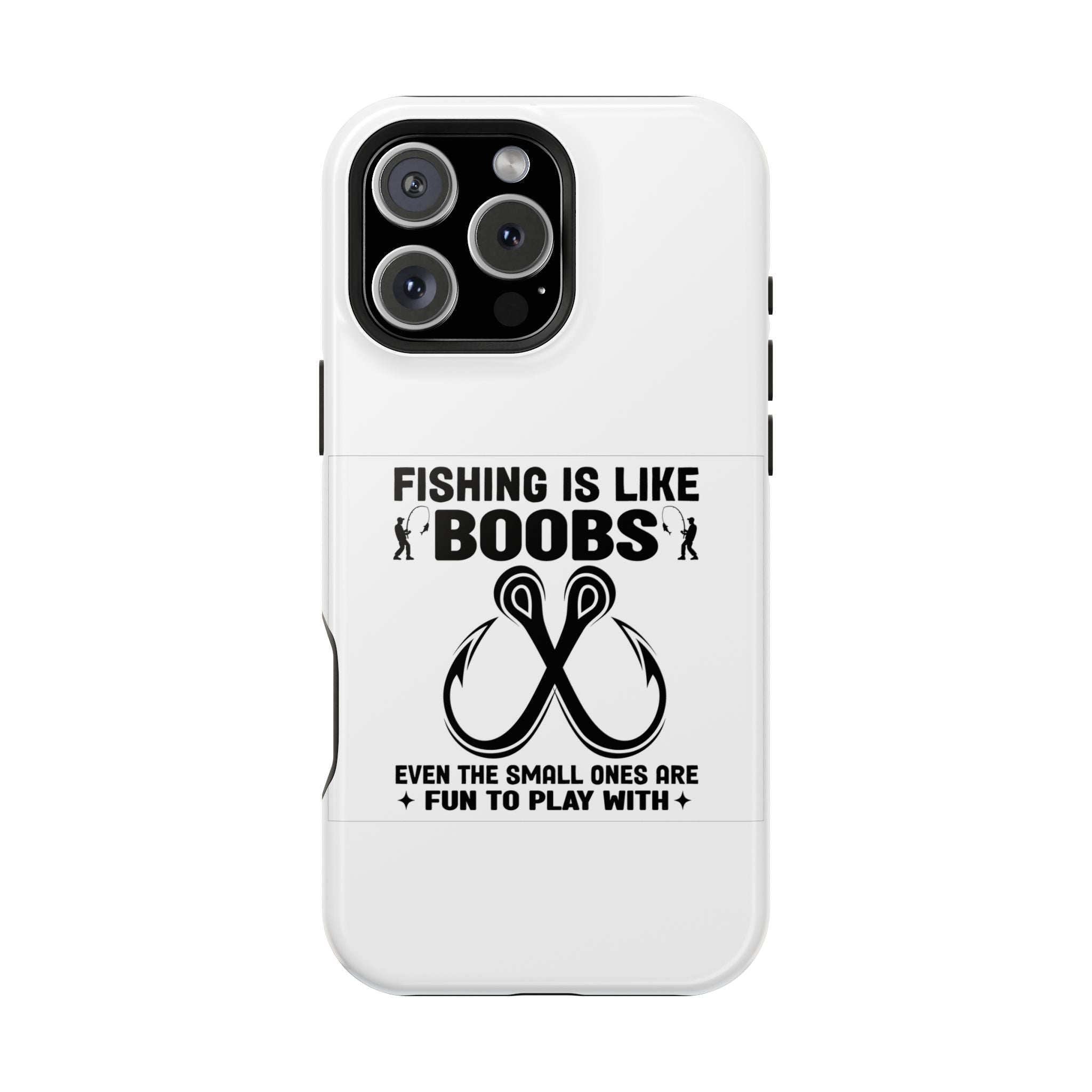 Fishing Is Like Boobs phone case | Impact-Resistant Case