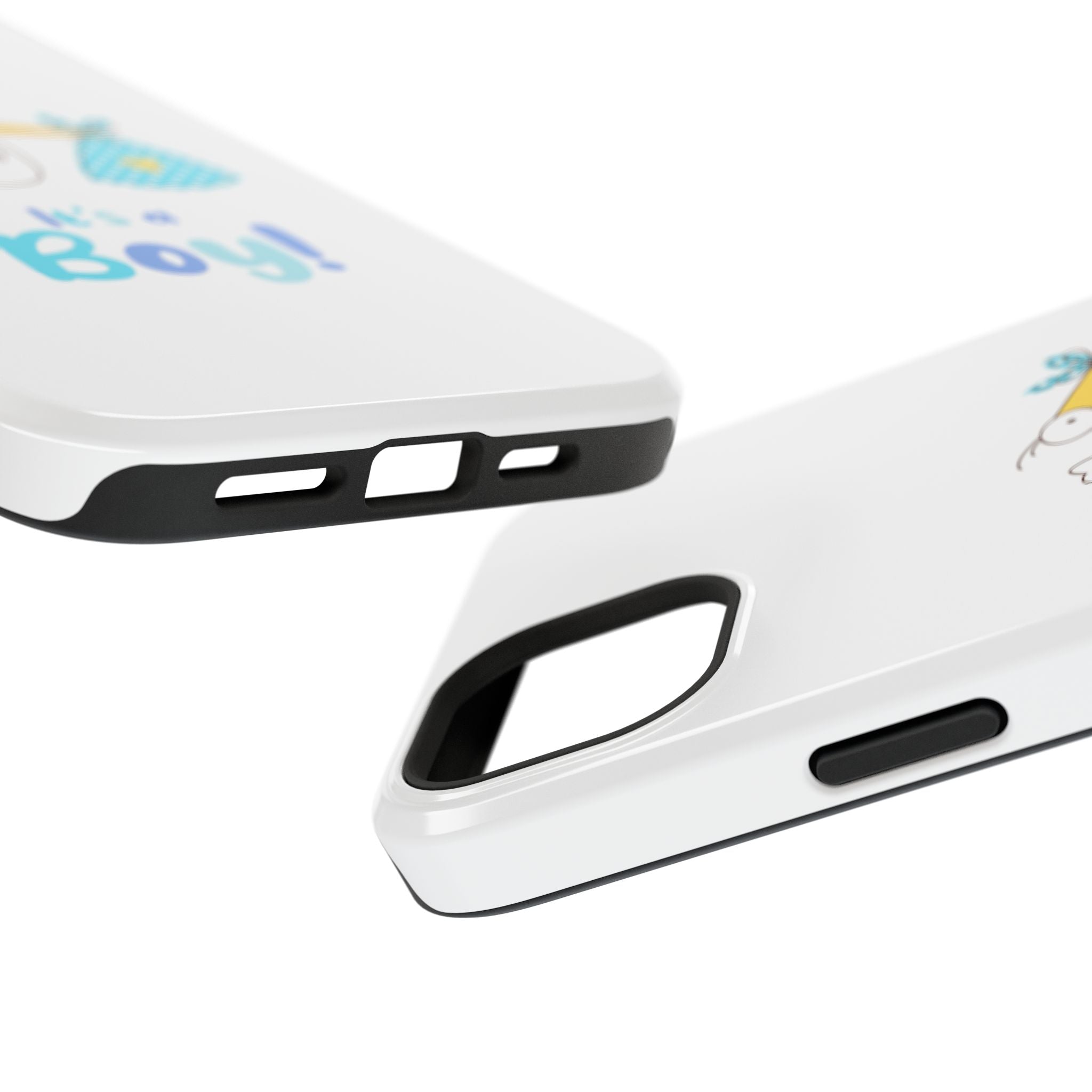 Stork 'It's a Boy' Phone Case | Impact-Resistant Case