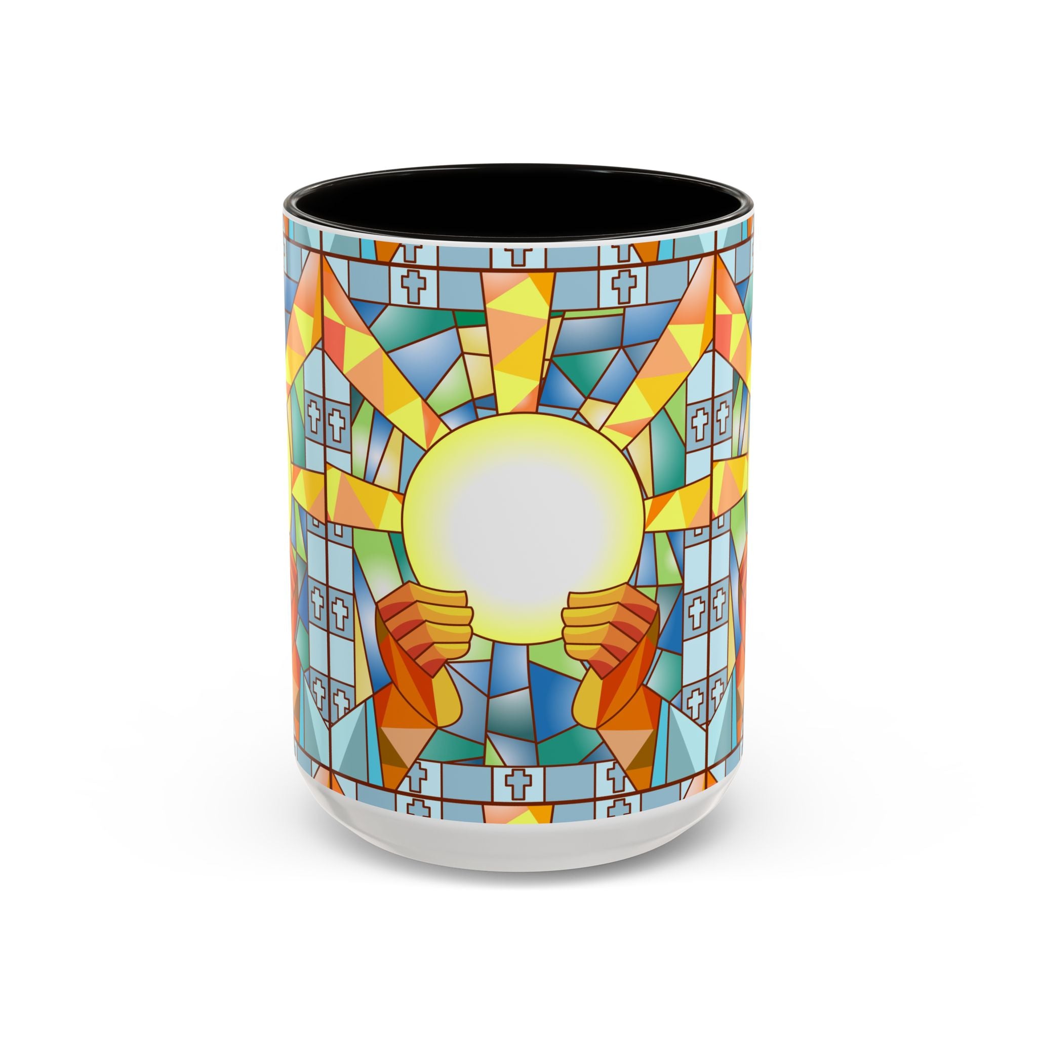 Stained Glass Eucharist Chalice Mug | Church Communion Ceramic Mug