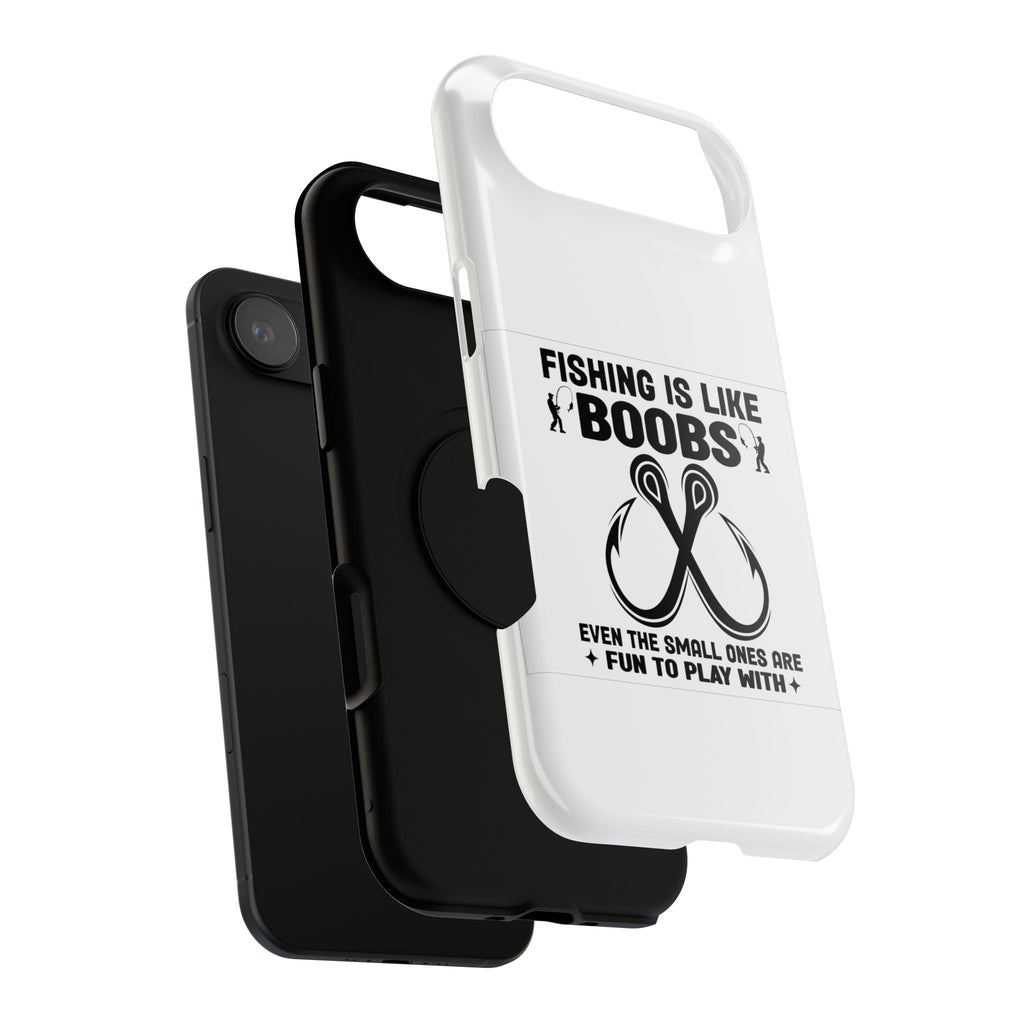 Fishing Is Like Boobs phone case | Impact-Resistant Case