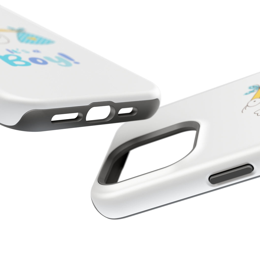 Stork 'It's a Boy' Phone Case | Impact-Resistant Case