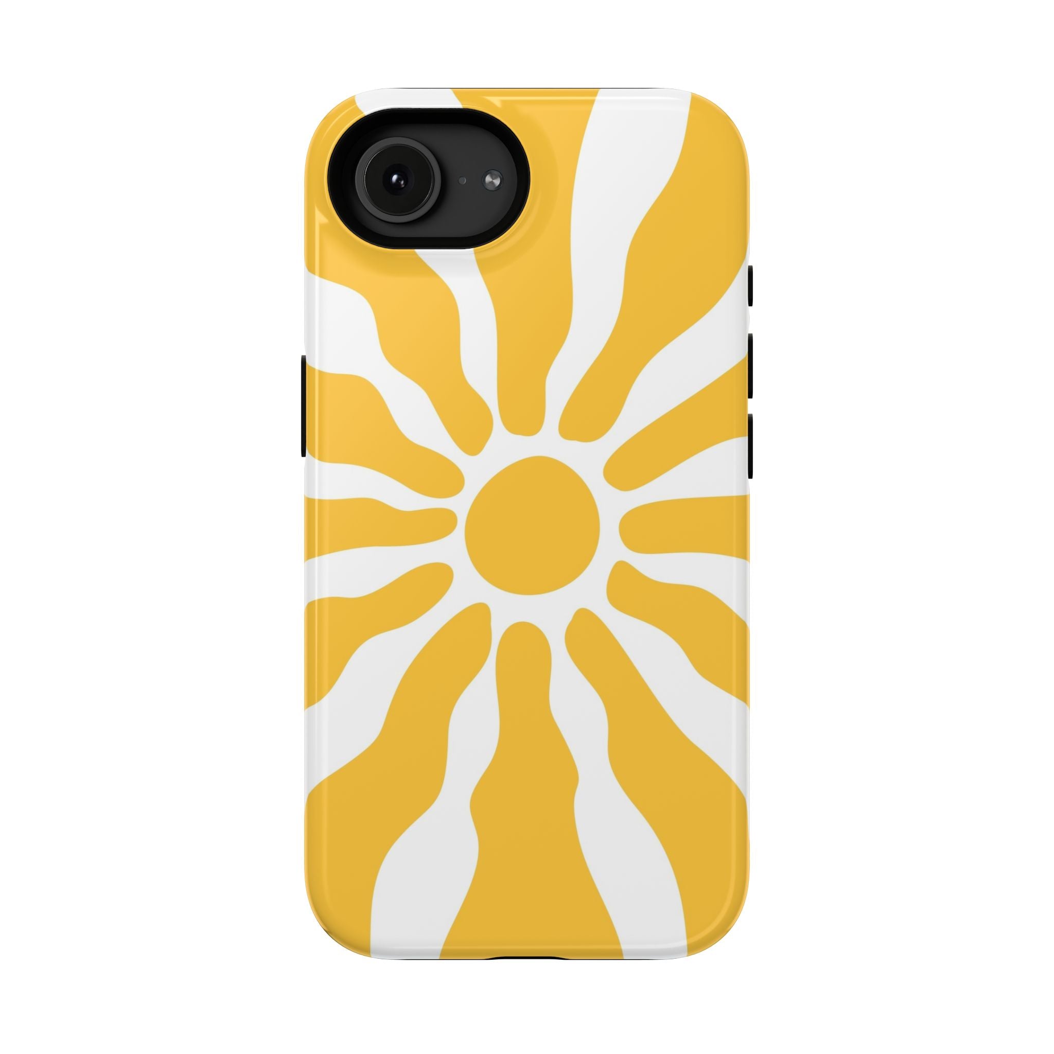 Retro Sunburst iPhone Case | Impact-Resistant Phone Case