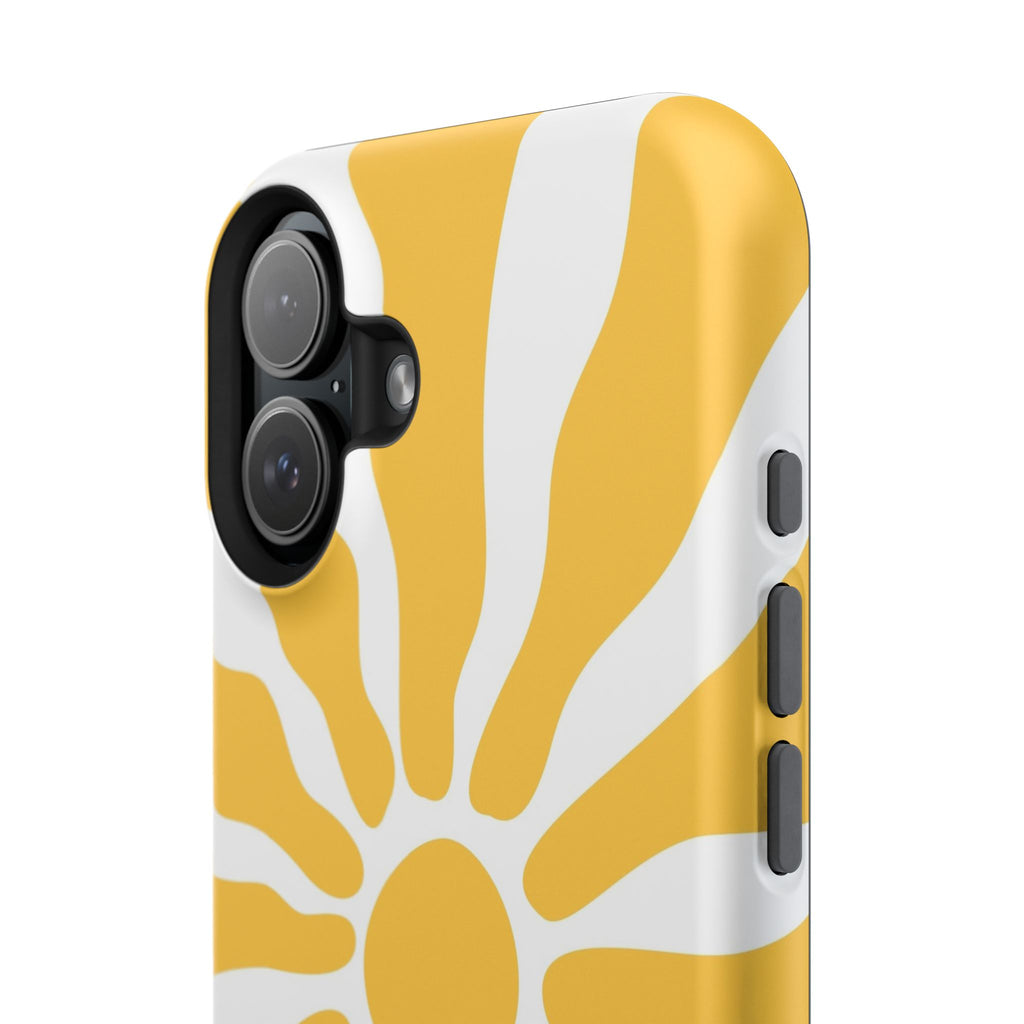 Retro Sunburst iPhone Case | Impact-Resistant Phone Case