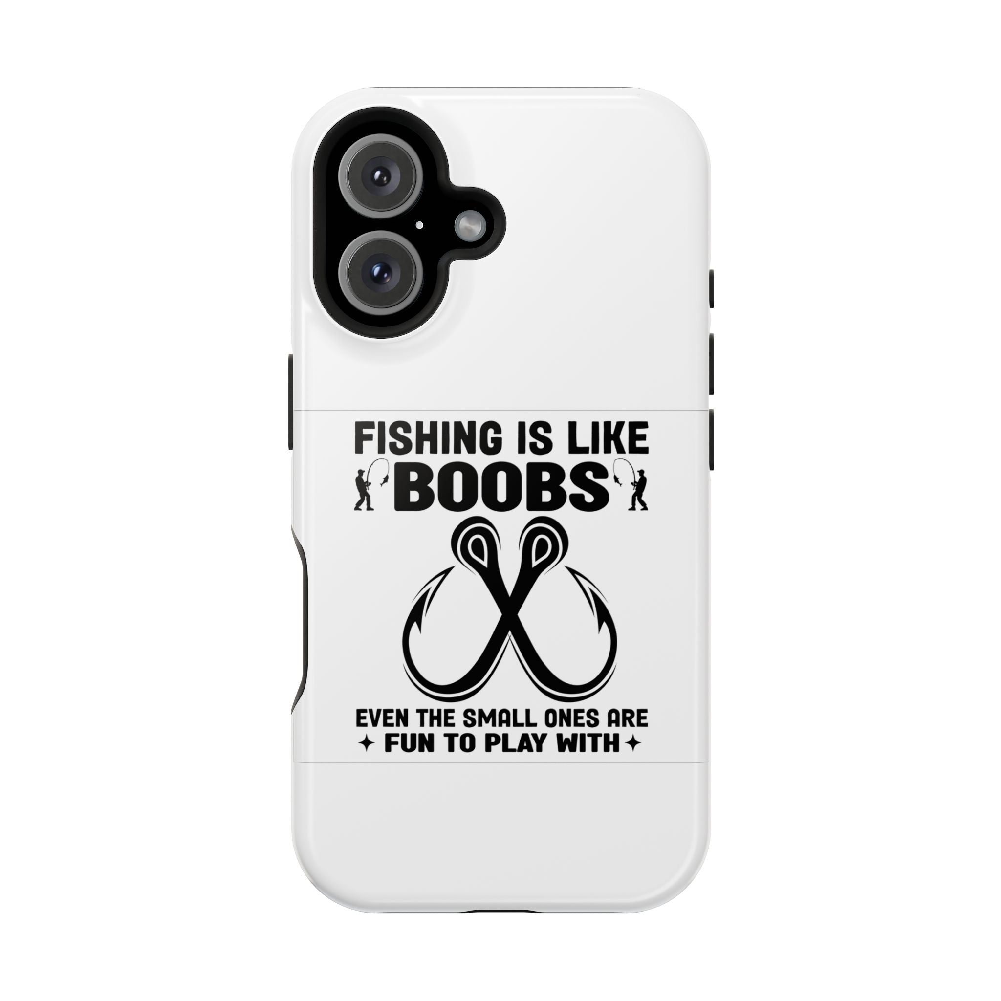 Fishing Is Like Boobs phone case | Impact-Resistant Case