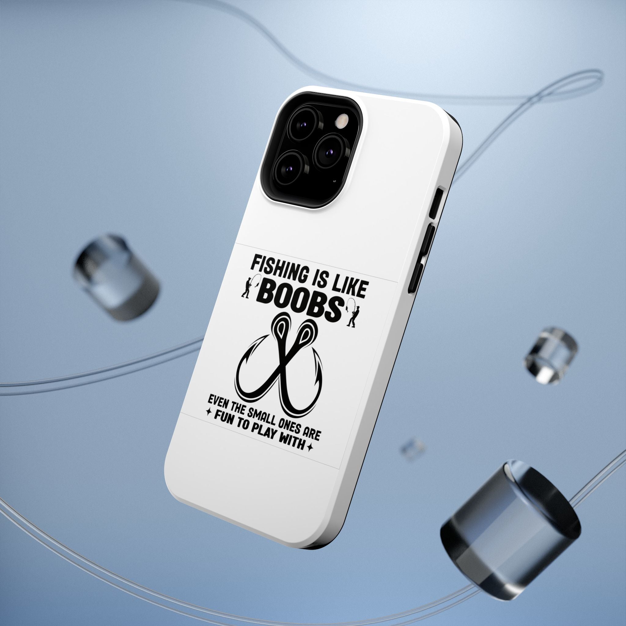 Fishing Is Like Boobs phone case | Impact-Resistant Case