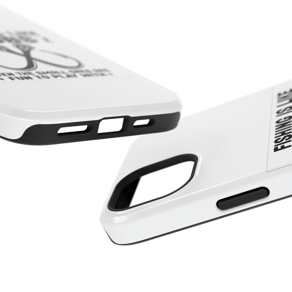 Fishing Is Like Boobs phone case | Impact-Resistant Case