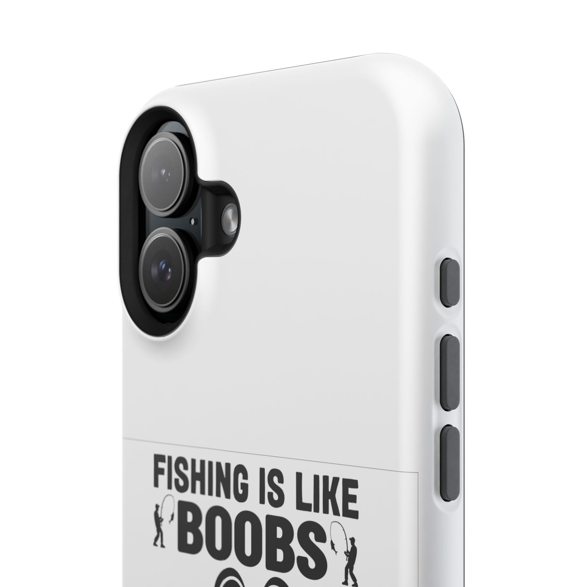 Fishing Is Like Boobs phone case | Impact-Resistant Case