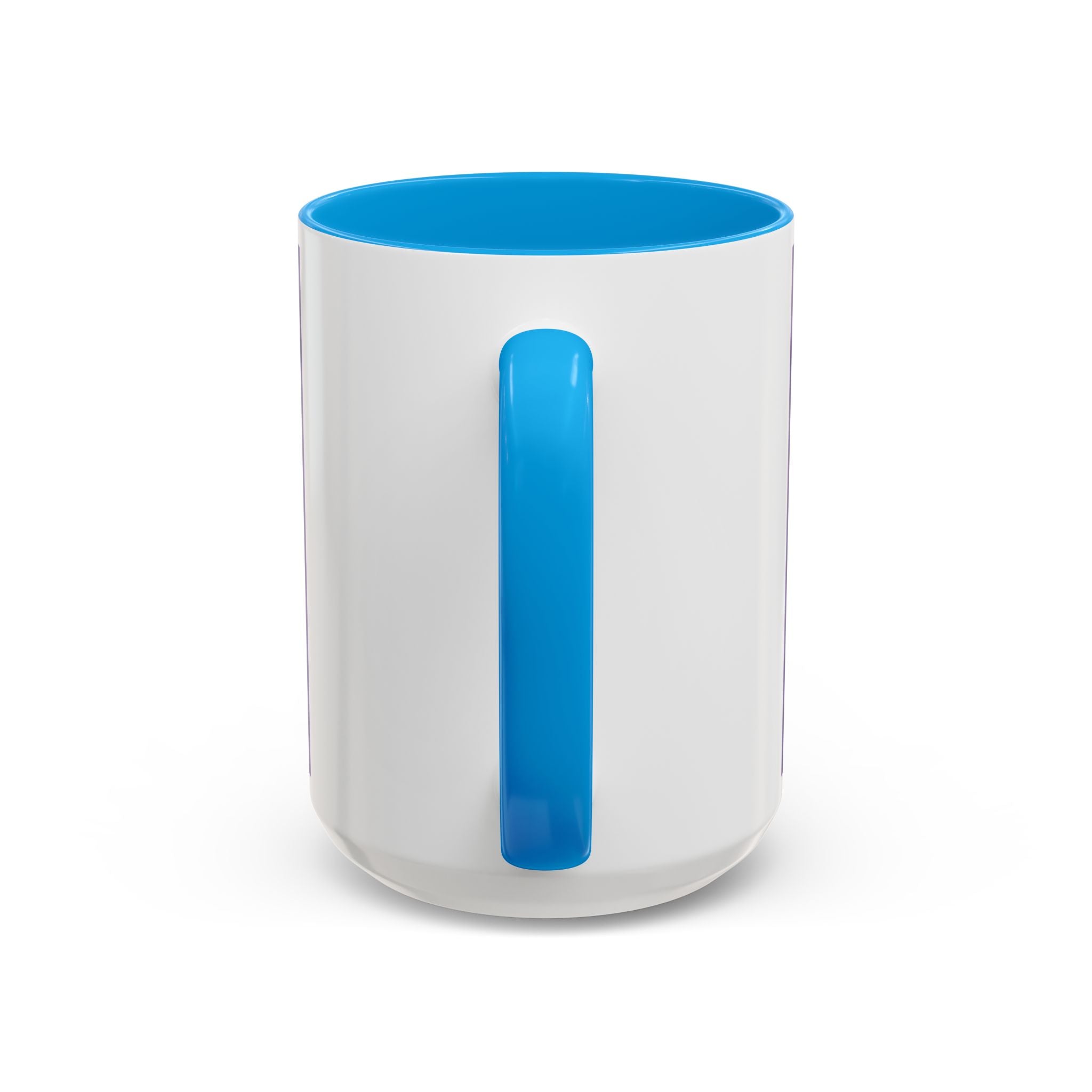 Hippie Typography Mug | Retro 70s Bubble Letters, Purple Yellow 11oz 15oz