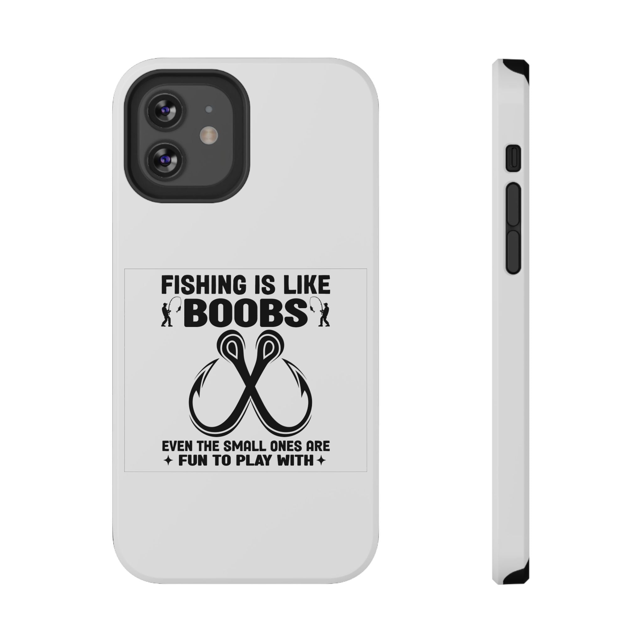 Fishing Is Like Boobs phone case | Impact-Resistant Case