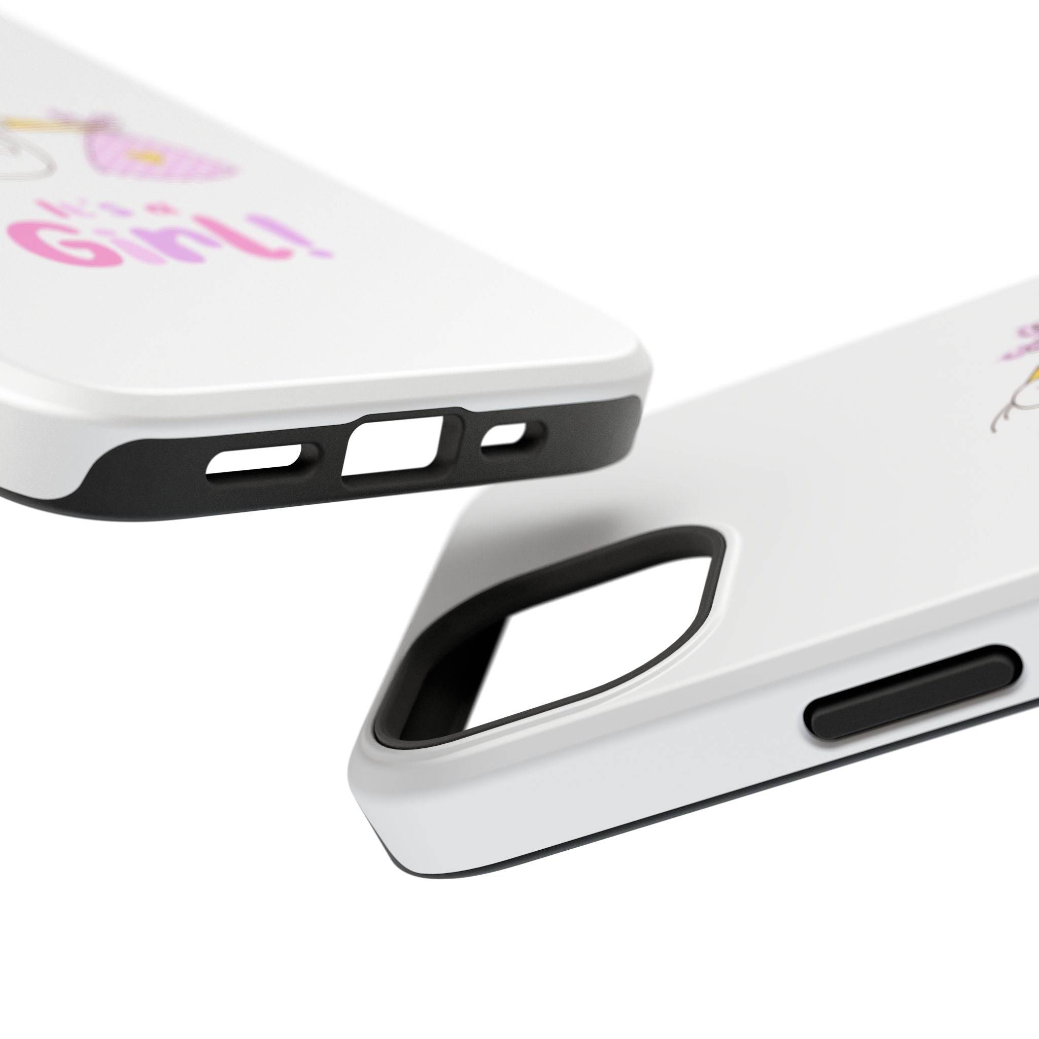 Phone Case - "It's a Girl!" Stork Baby Announcement Impact-Resistant Case