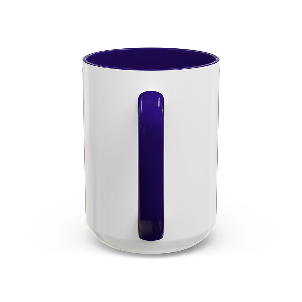 Hippie Typography Mug | Retro 70s Bubble Letters, Purple Yellow 11oz 15oz