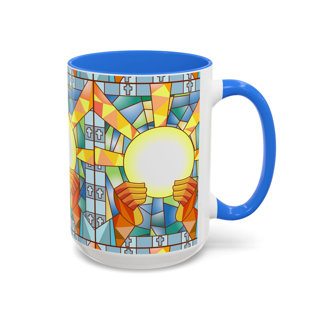 Stained Glass Eucharist Chalice Mug | Church Communion Ceramic Mug