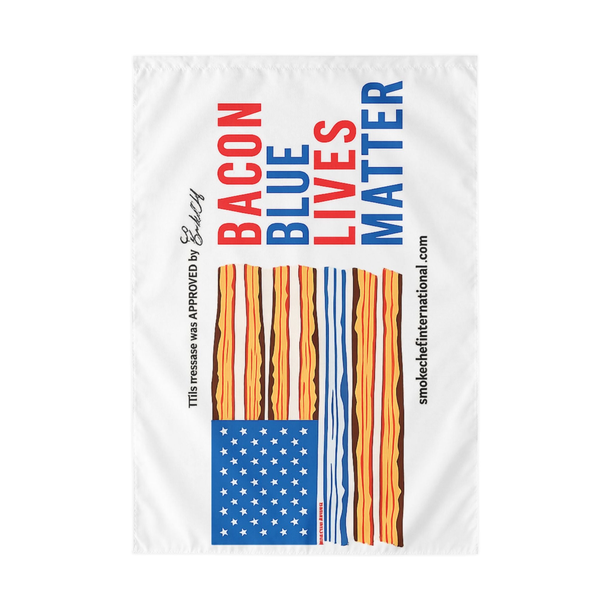 Bacon Blue Lives Matter Flag | Outdoor Flag with Rod Pocket