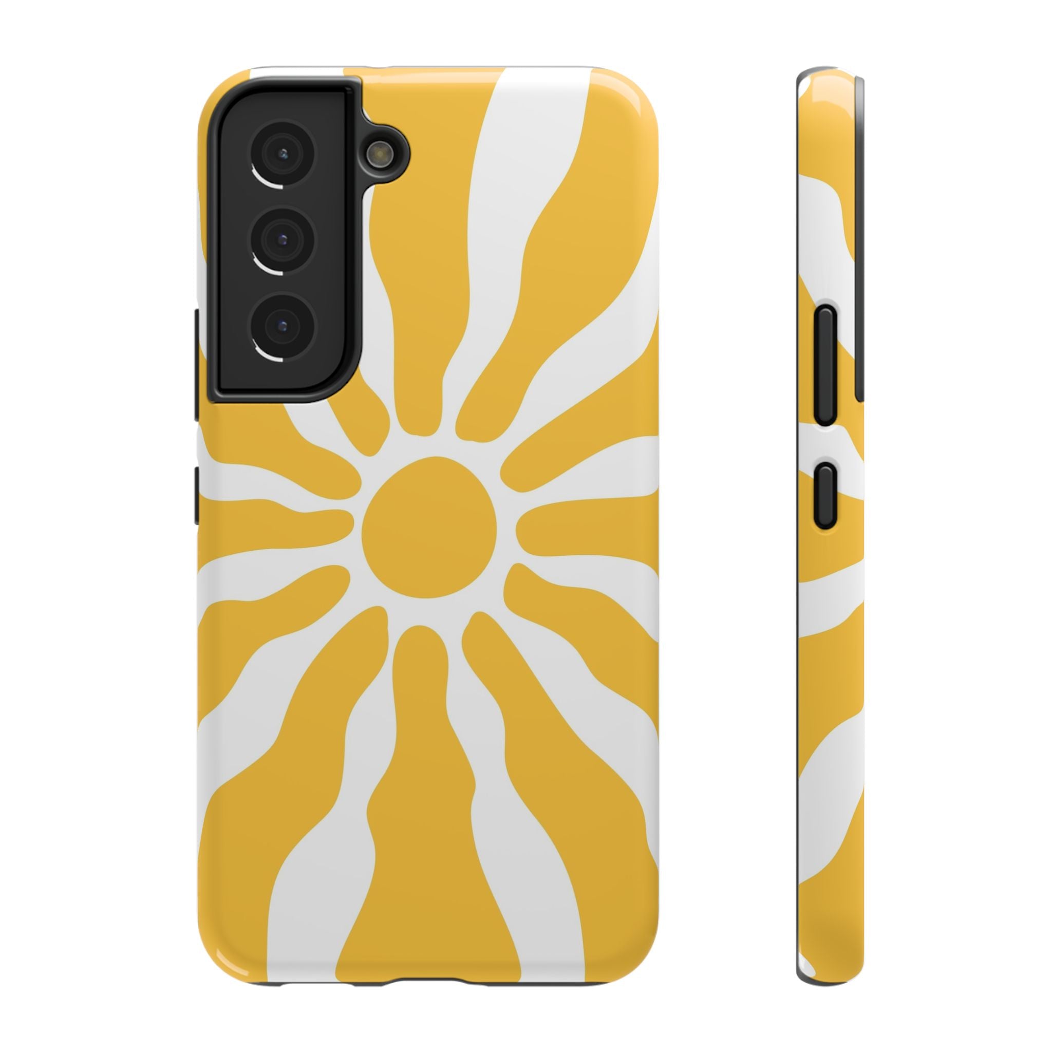Retro Sunburst iPhone Case | Impact-Resistant Phone Case