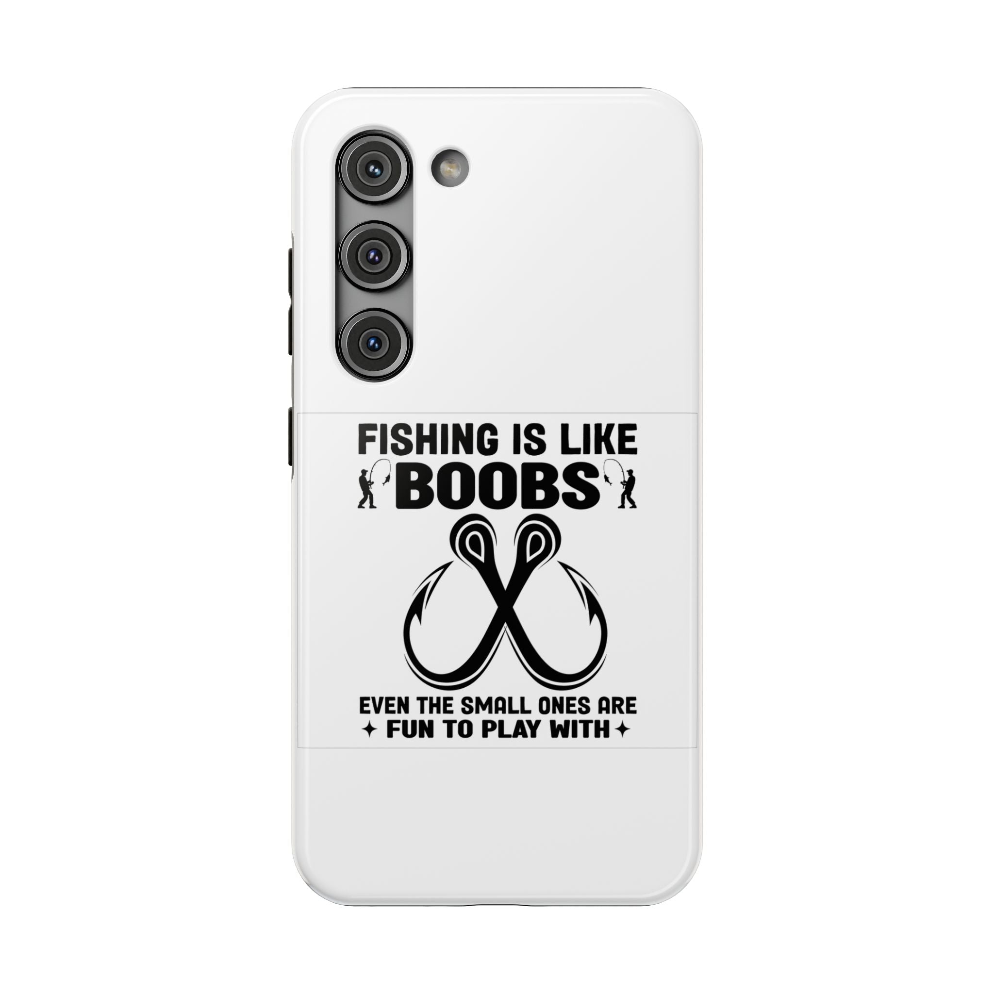 Fishing Is Like Boobs phone case | Impact-Resistant Case