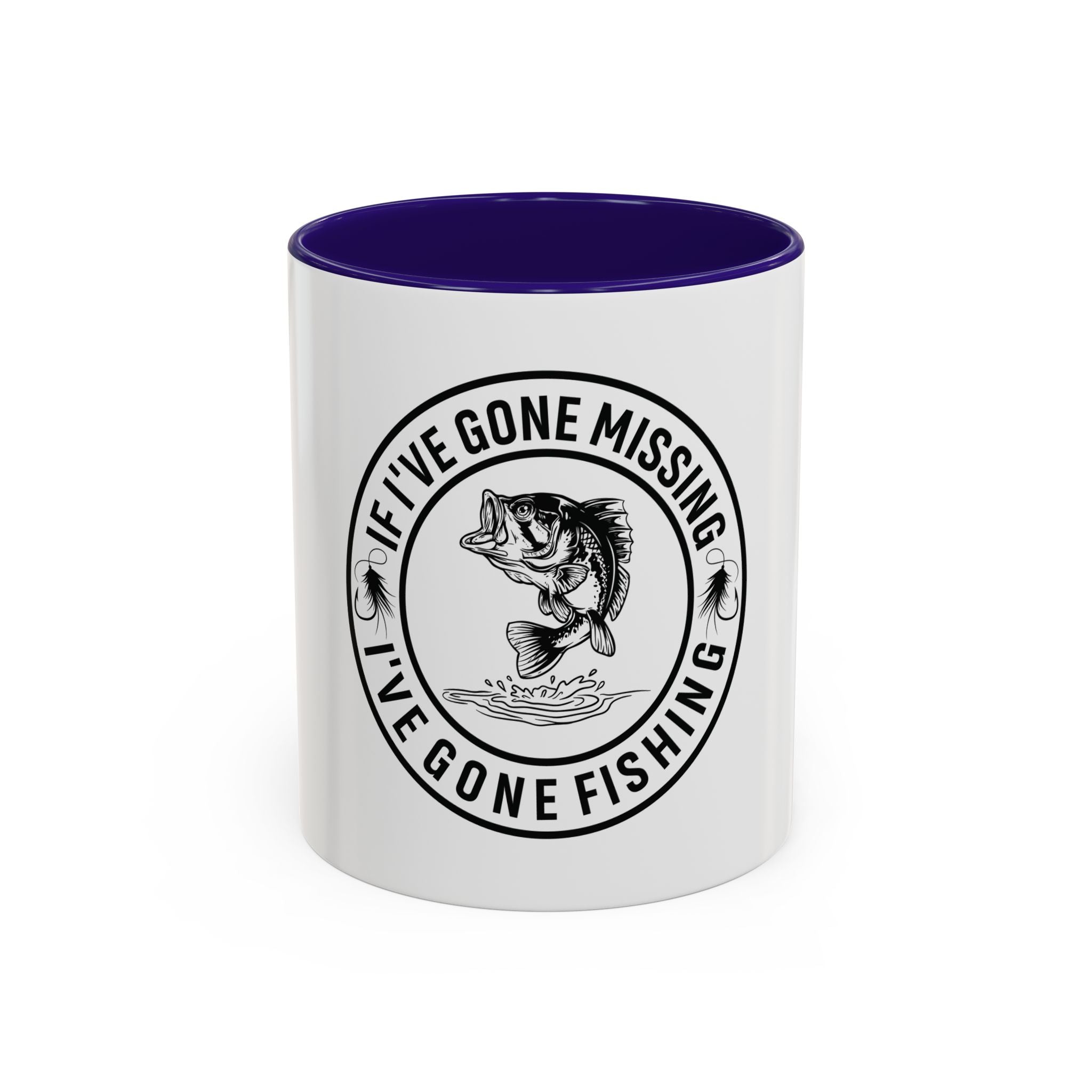 If I've Gone Missing I've Gone Fishing Mug | Fishing Bass Coffee Cup