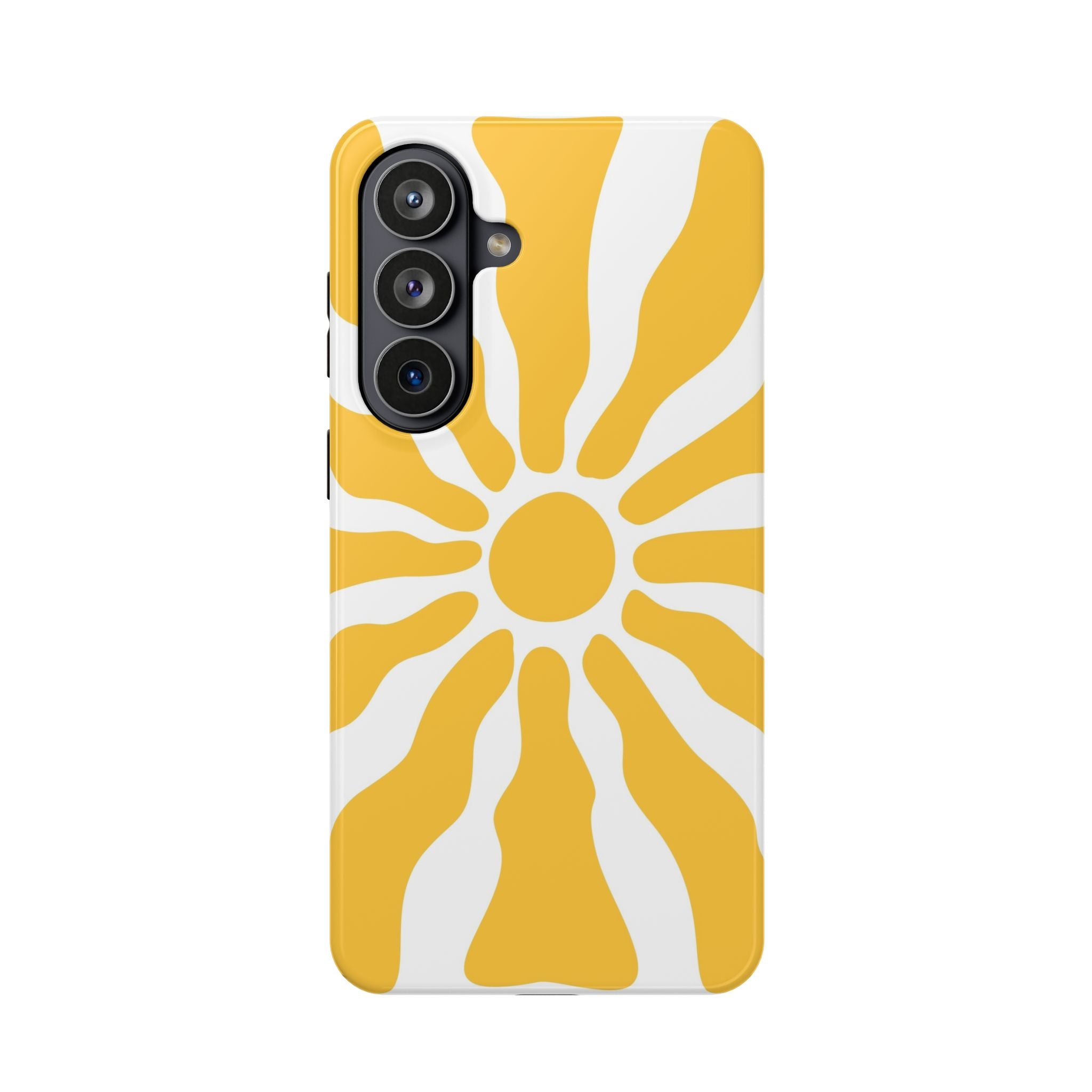 Retro Sunburst iPhone Case | Impact-Resistant Phone Case