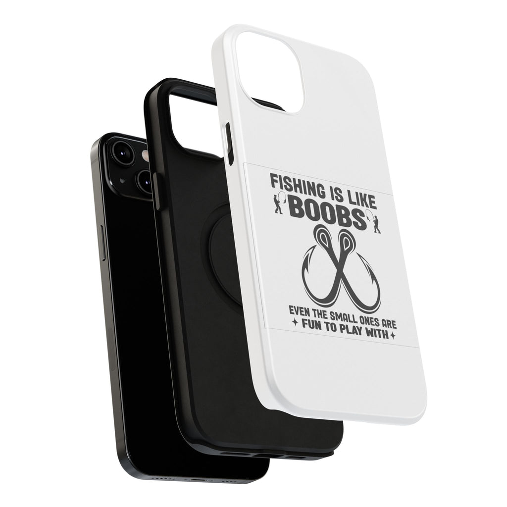 Fishing Is Like Boobs phone case | Impact-Resistant Case