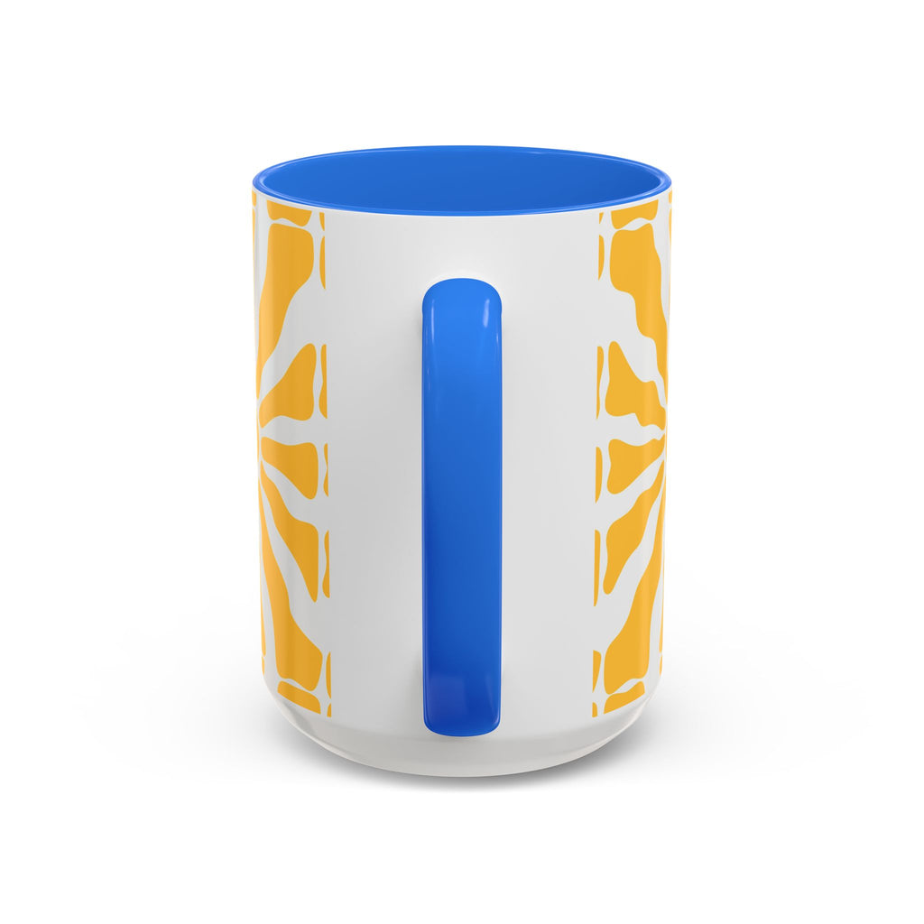 Yellow Sunburst Mug | Ceramic Coffee Cup
