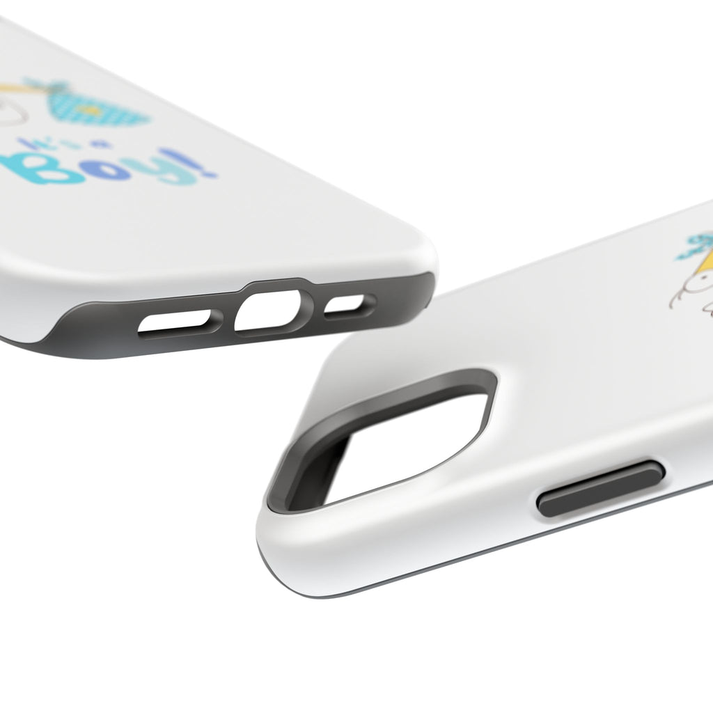 Stork 'It's a Boy' Phone Case | Impact-Resistant Case