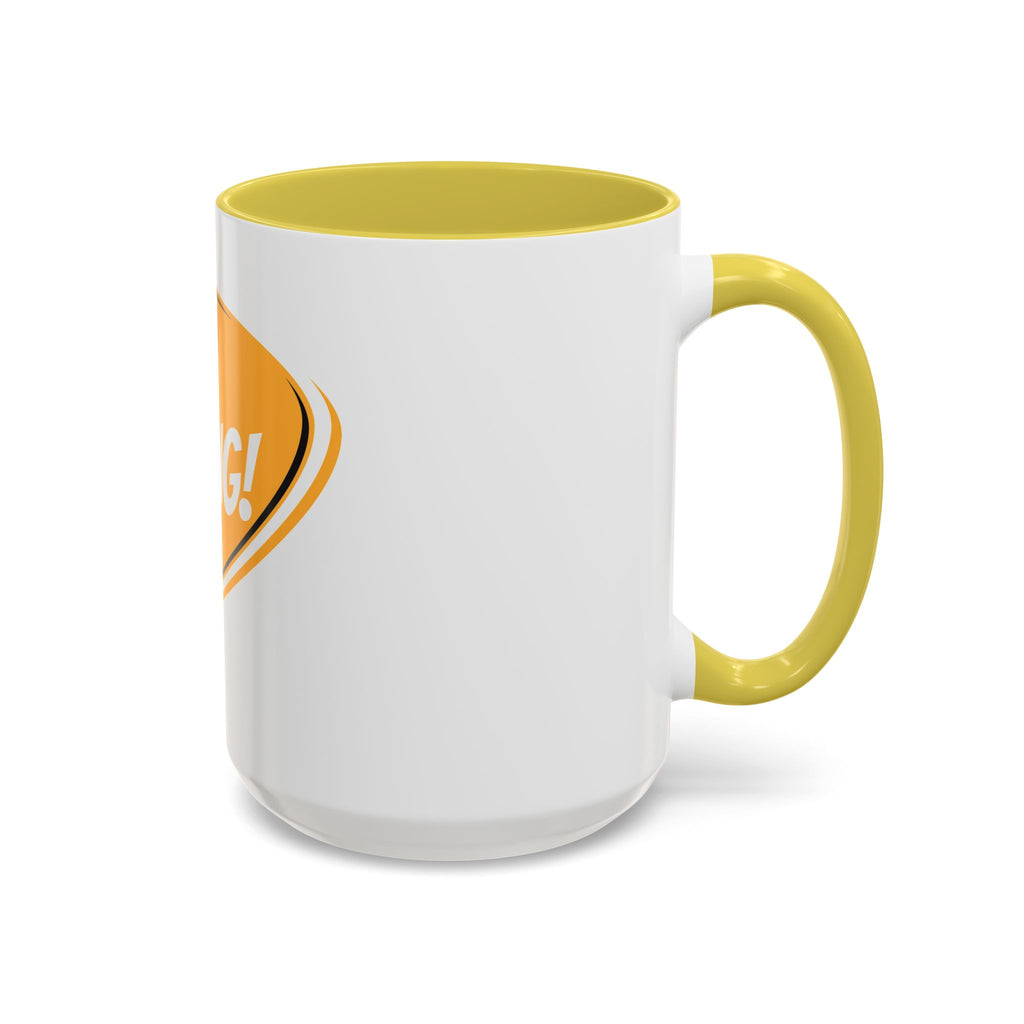 Gone Fishing Speech Bubble Mug | Fishing Quote Coffee Cup