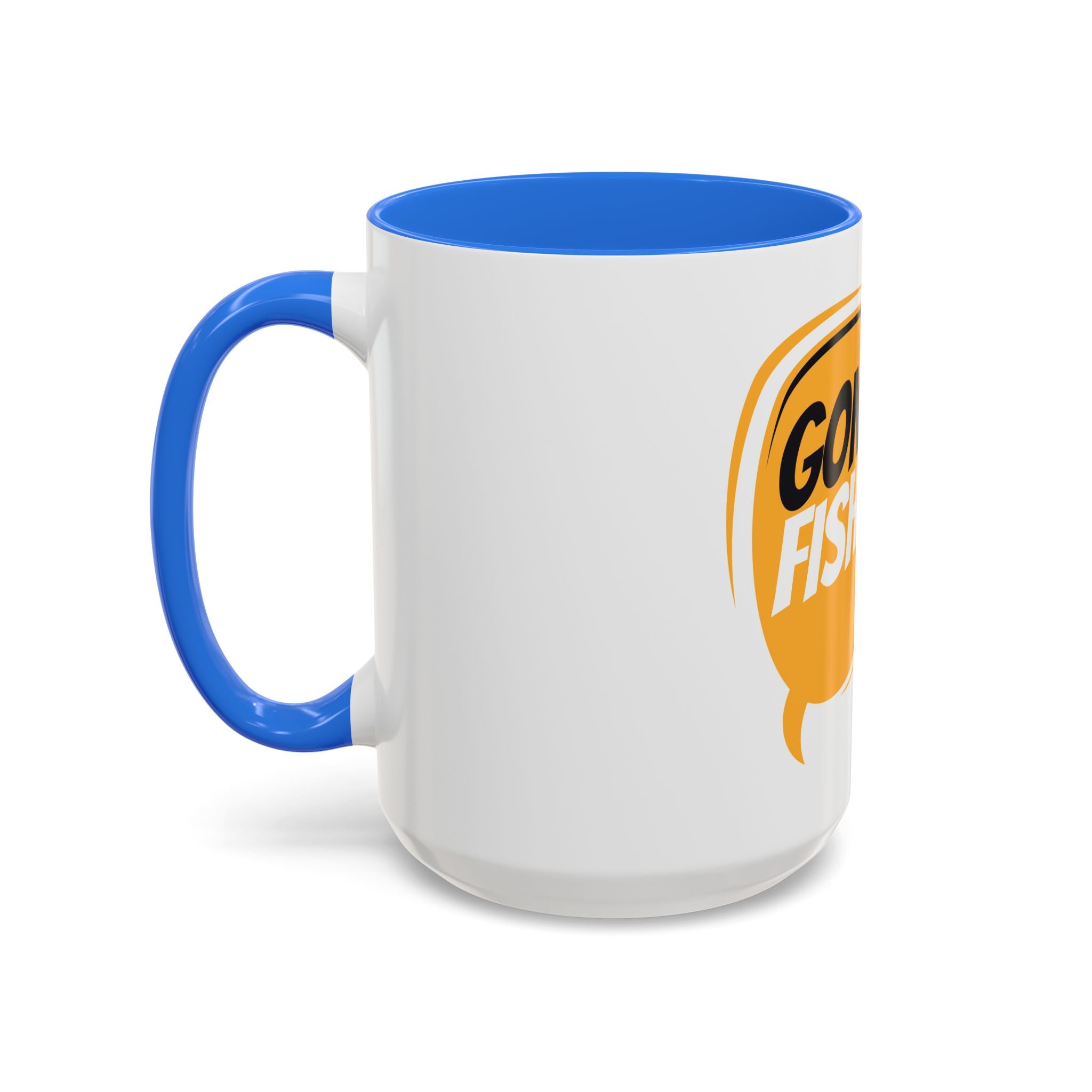 Gone Fishing Speech Bubble Mug | Fishing Quote Coffee Cup
