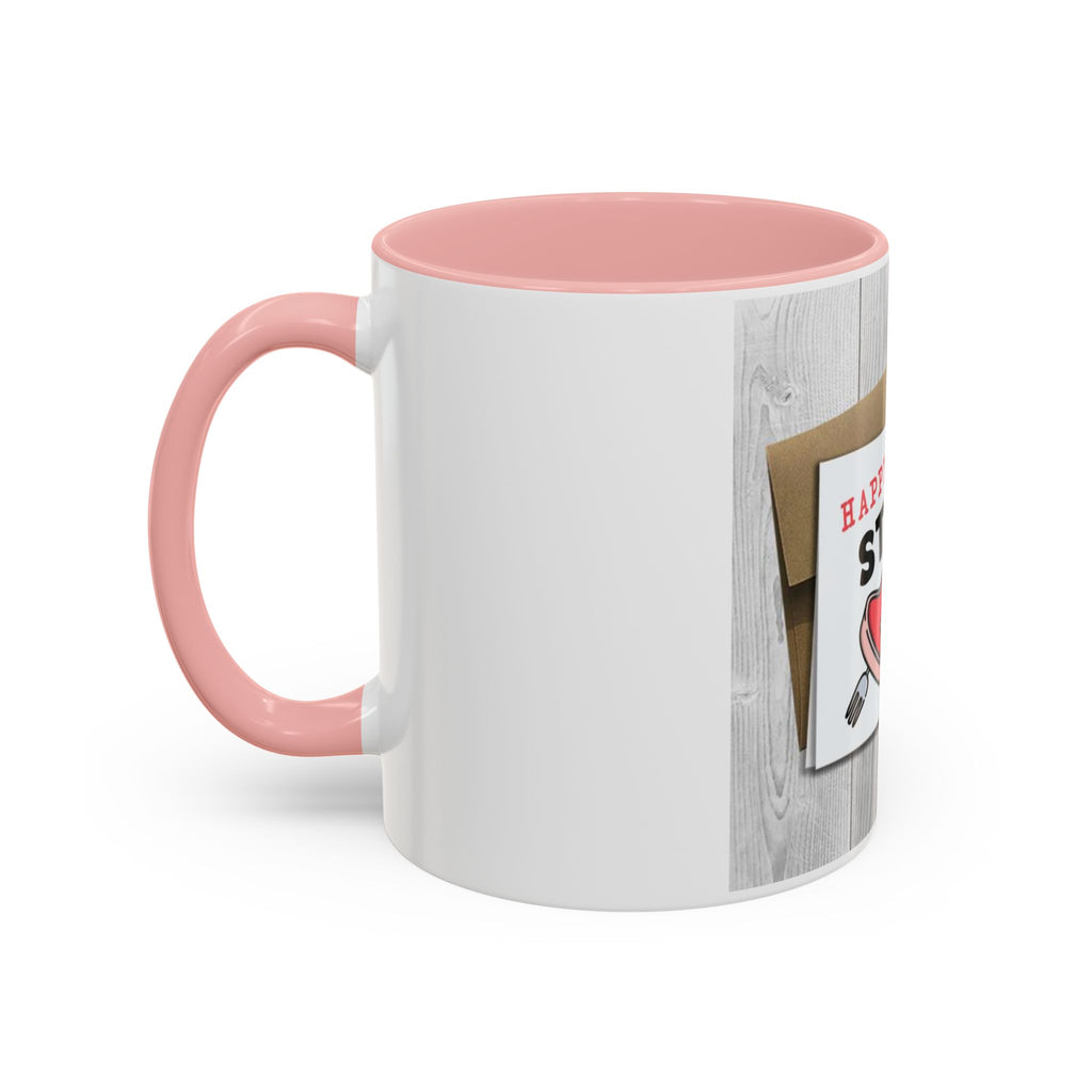 Happy Steak & BJ Day Mug | Novelty Coffee Mug, Humorous Holiday Design