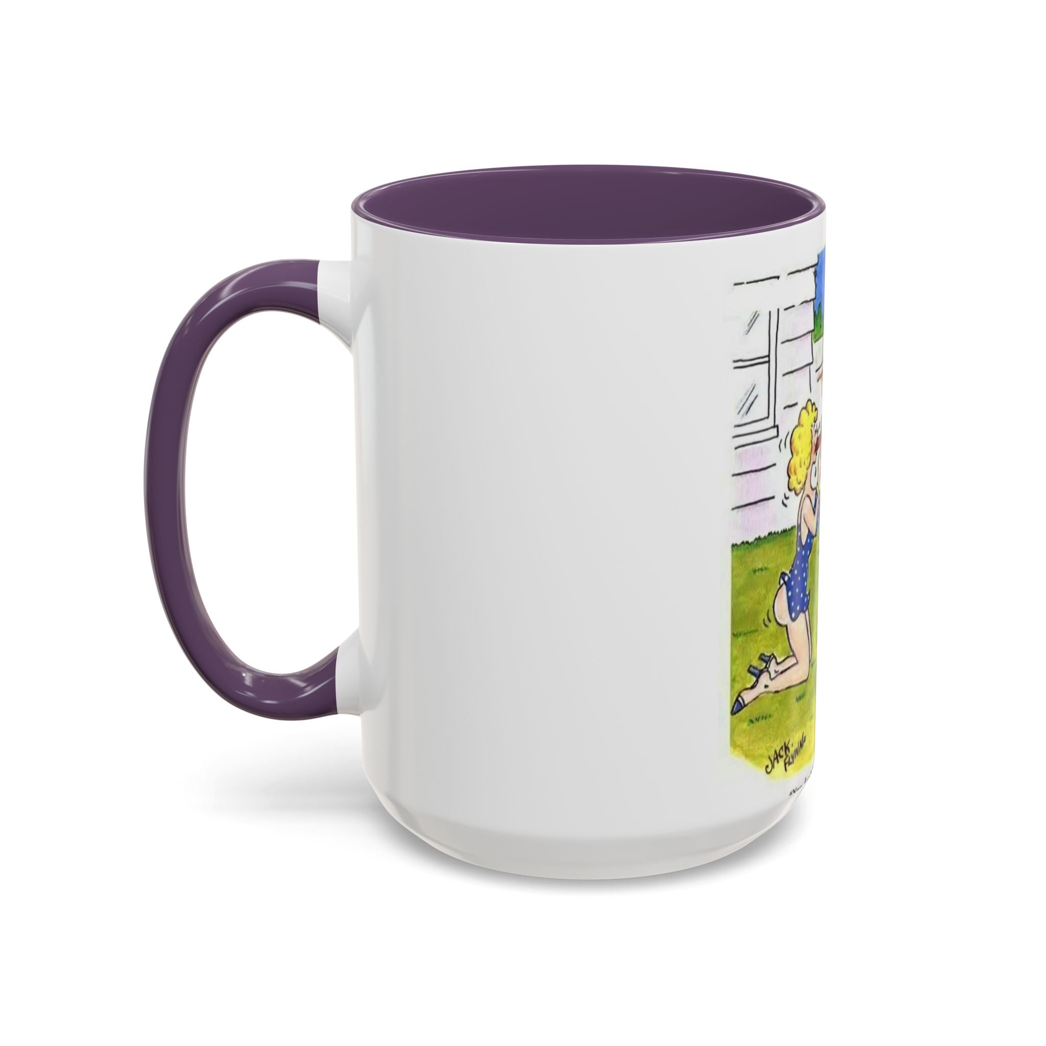 Backyard BBQ Cartoon mug | Accent Coffee Mug 11oz 15oz