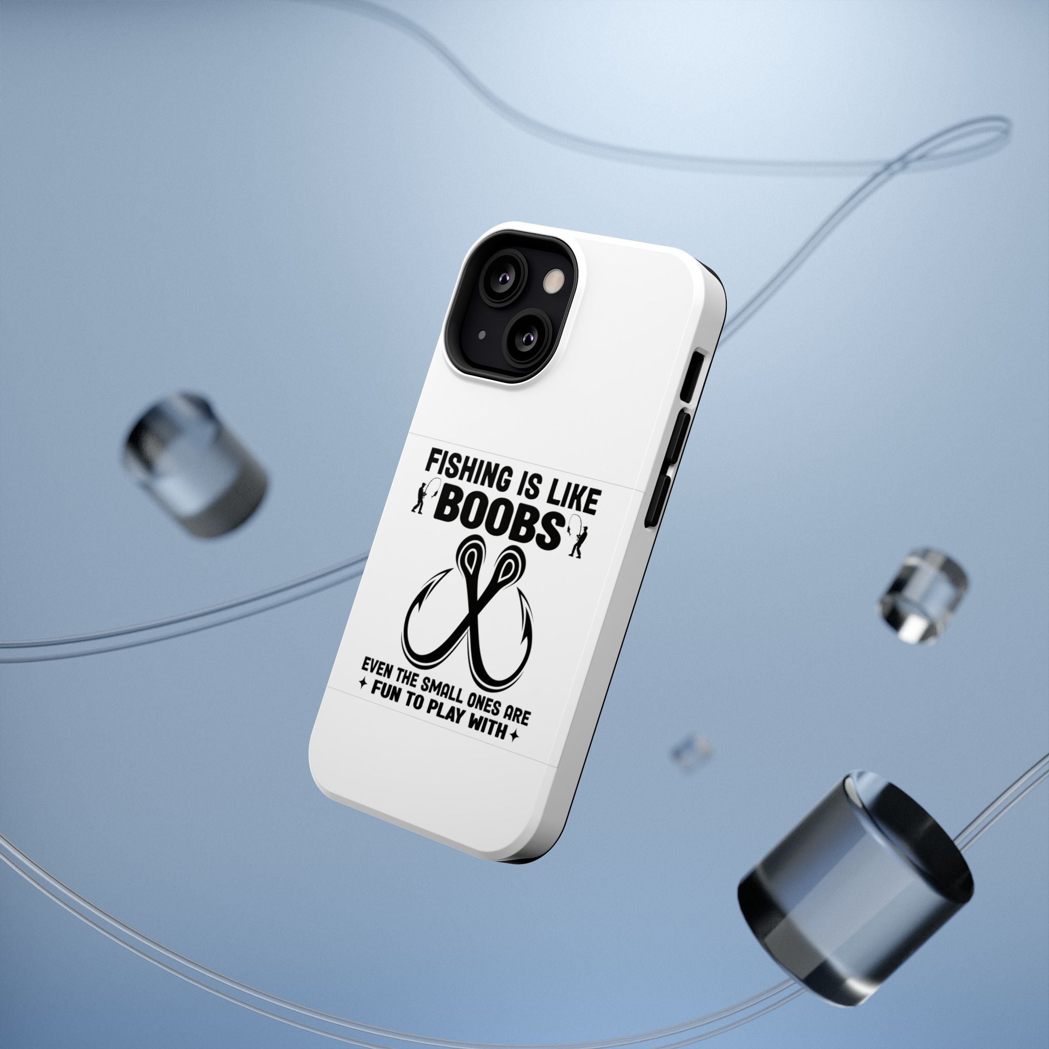 Fishing Is Like Boobs phone case | Impact-Resistant Case