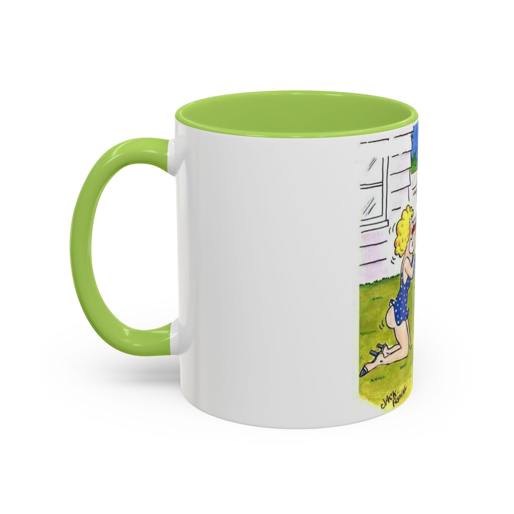 Backyard BBQ Cartoon mug | Accent Coffee Mug 11oz 15oz