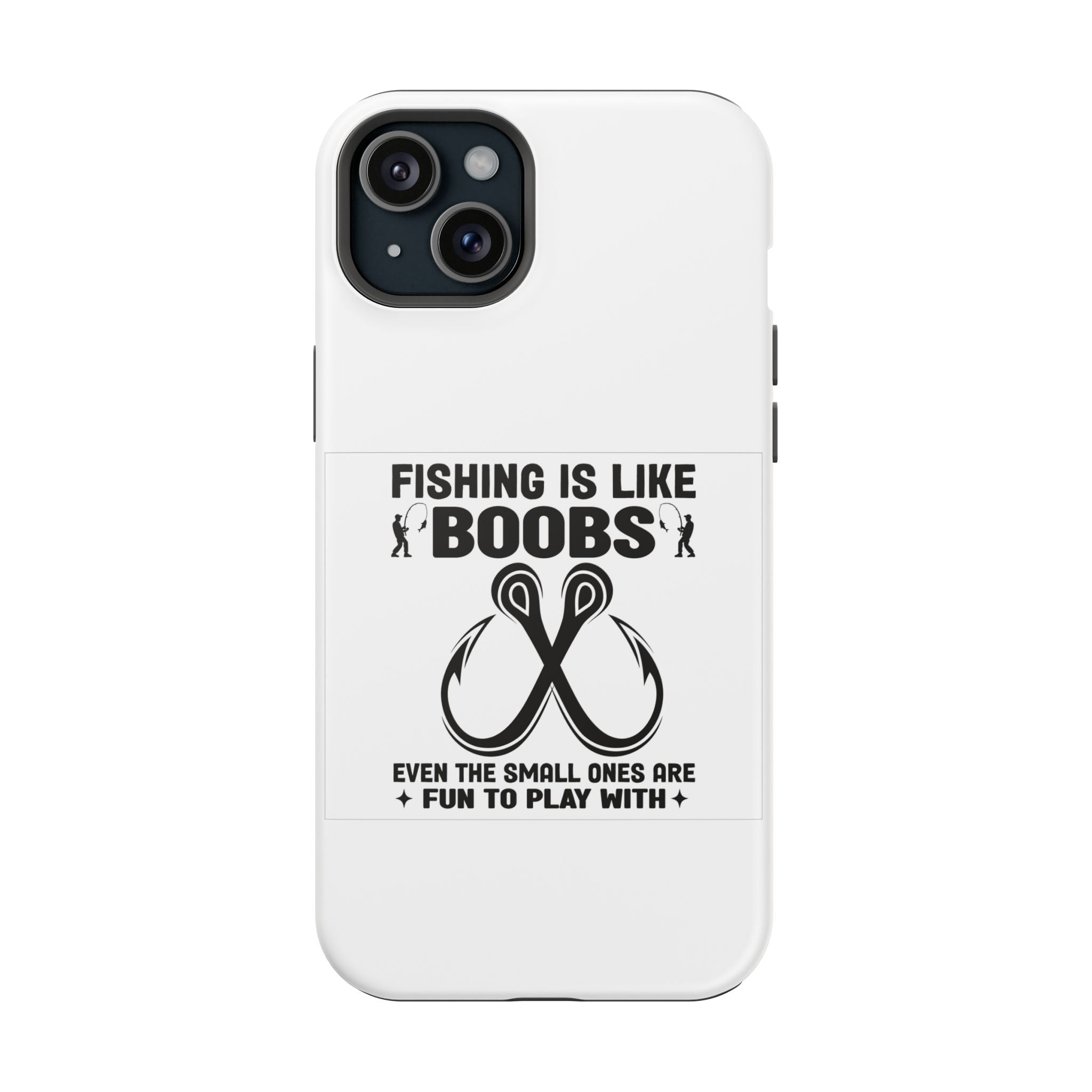 Fishing Is Like Boobs phone case | Impact-Resistant Case