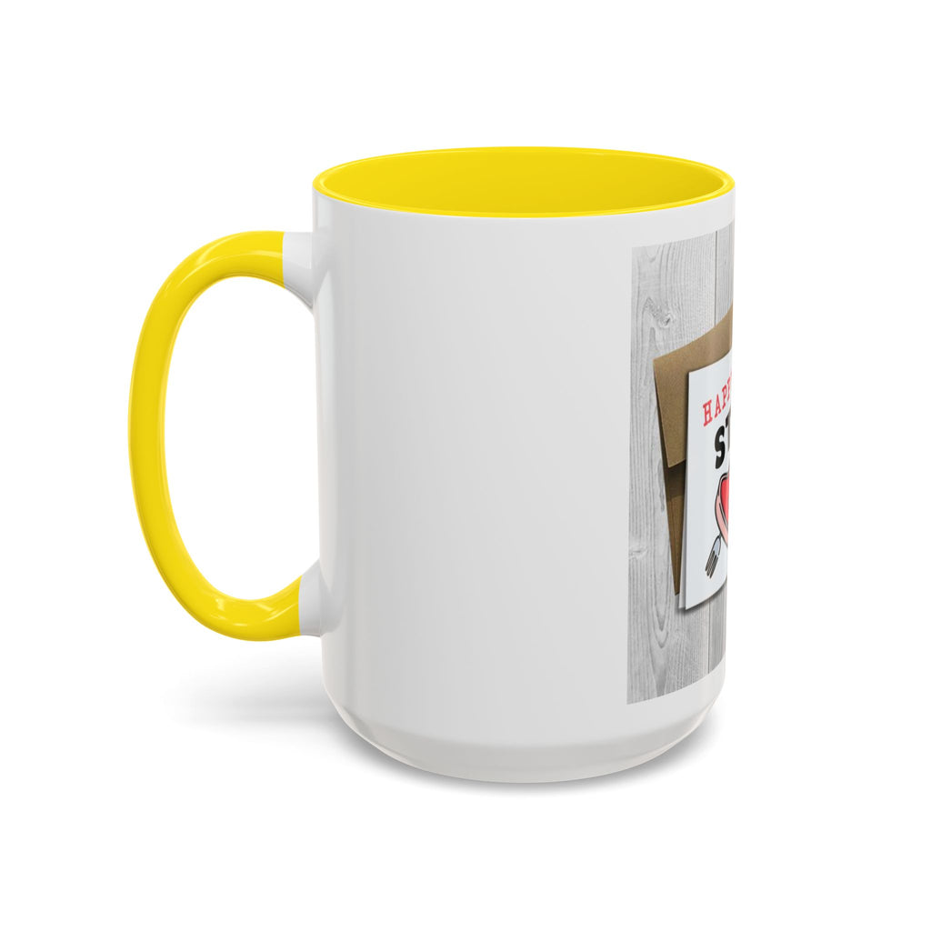 Happy Steak & BJ Day Mug | Novelty Coffee Mug, Humorous Holiday Design