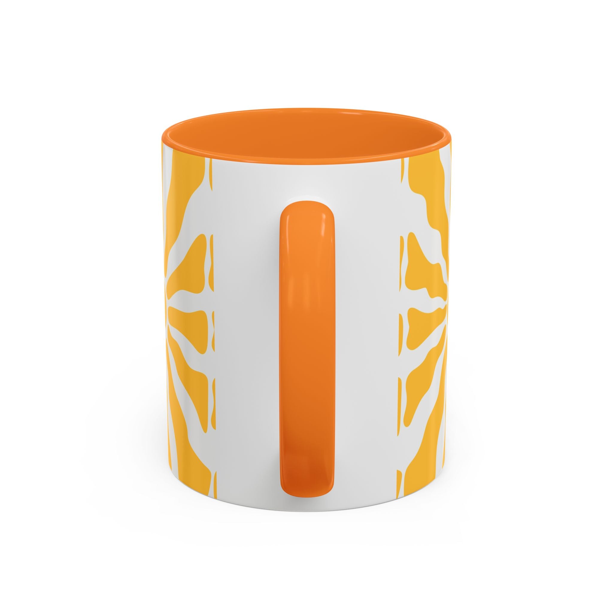 Yellow Sunburst Mug | Ceramic Coffee Cup