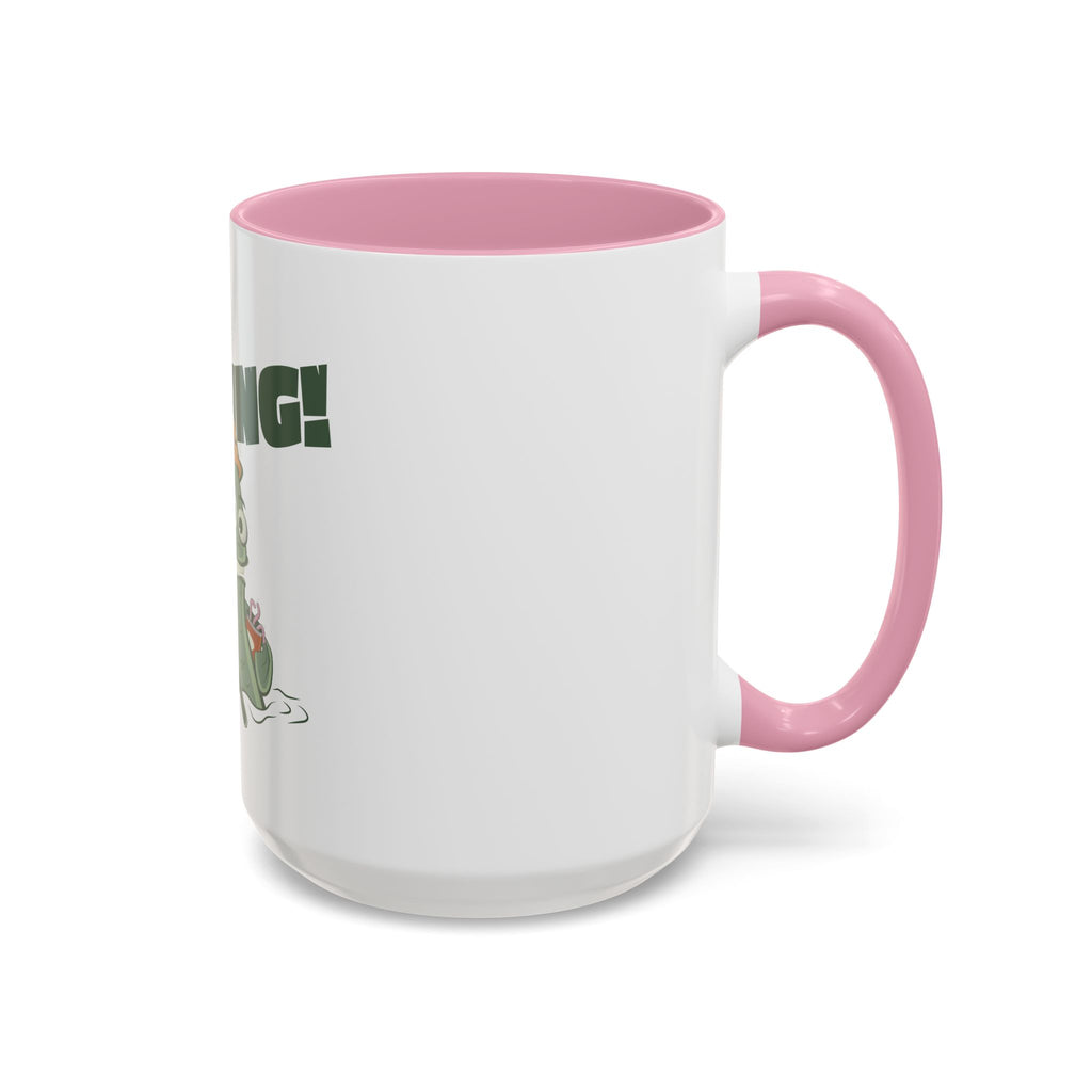 Gone Fishing fish character Mug | 11oz 15oz colorful ceramic