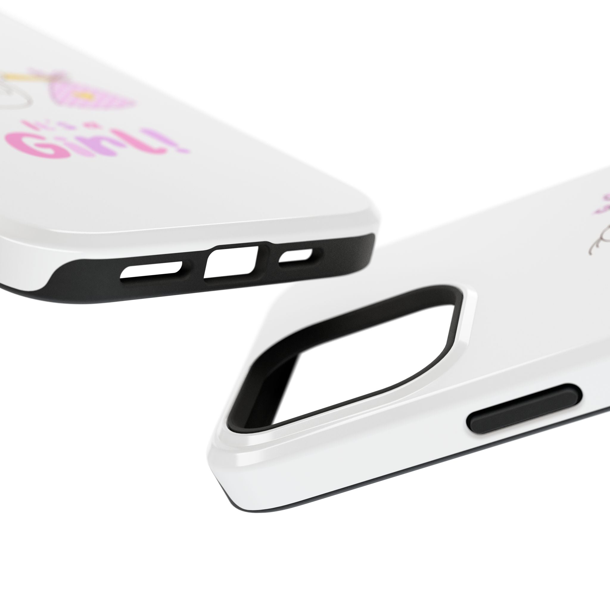 Phone Case - "It's a Girl!" Stork Baby Announcement Impact-Resistant Case