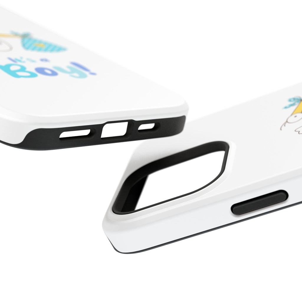 Stork 'It's a Boy' Phone Case | Impact-Resistant Case