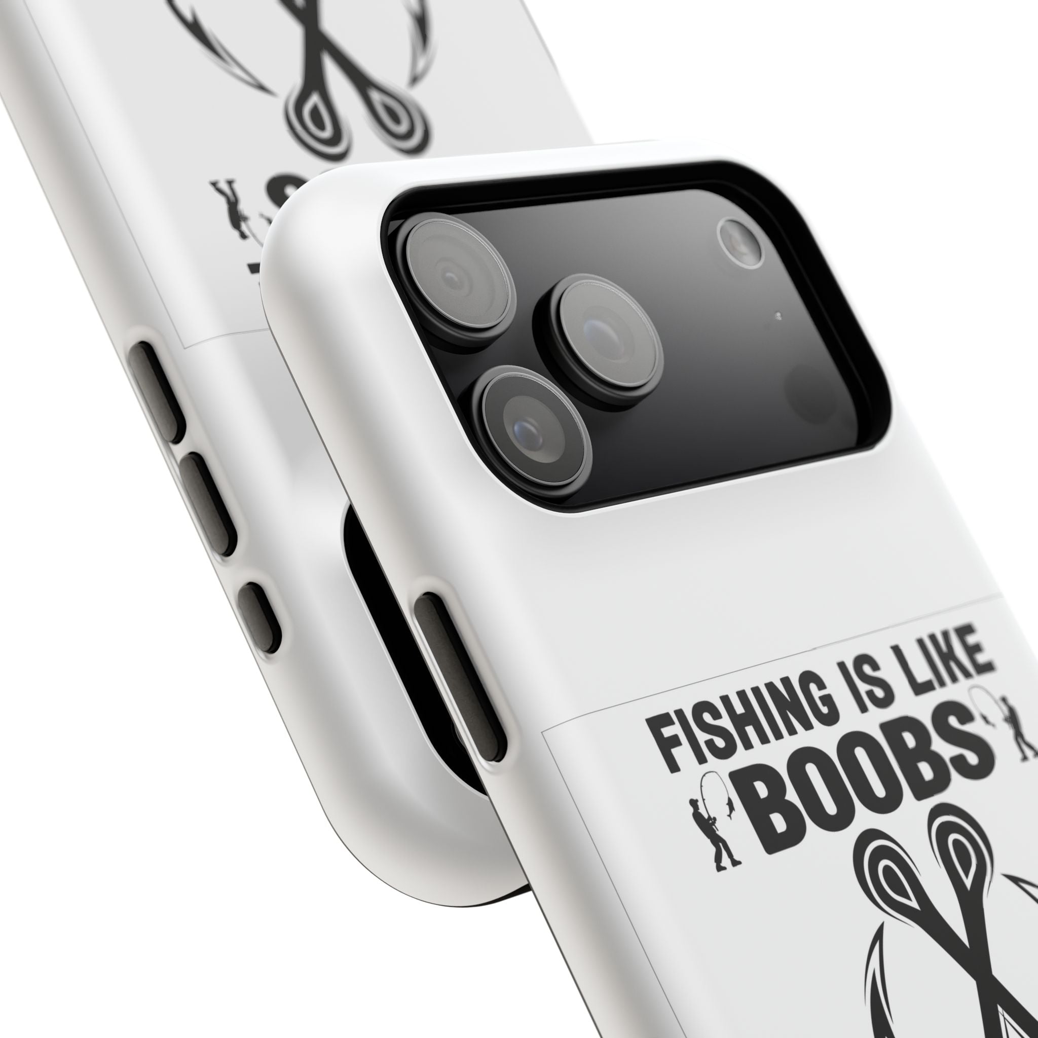 Fishing Is Like Boobs phone case | Impact-Resistant Case