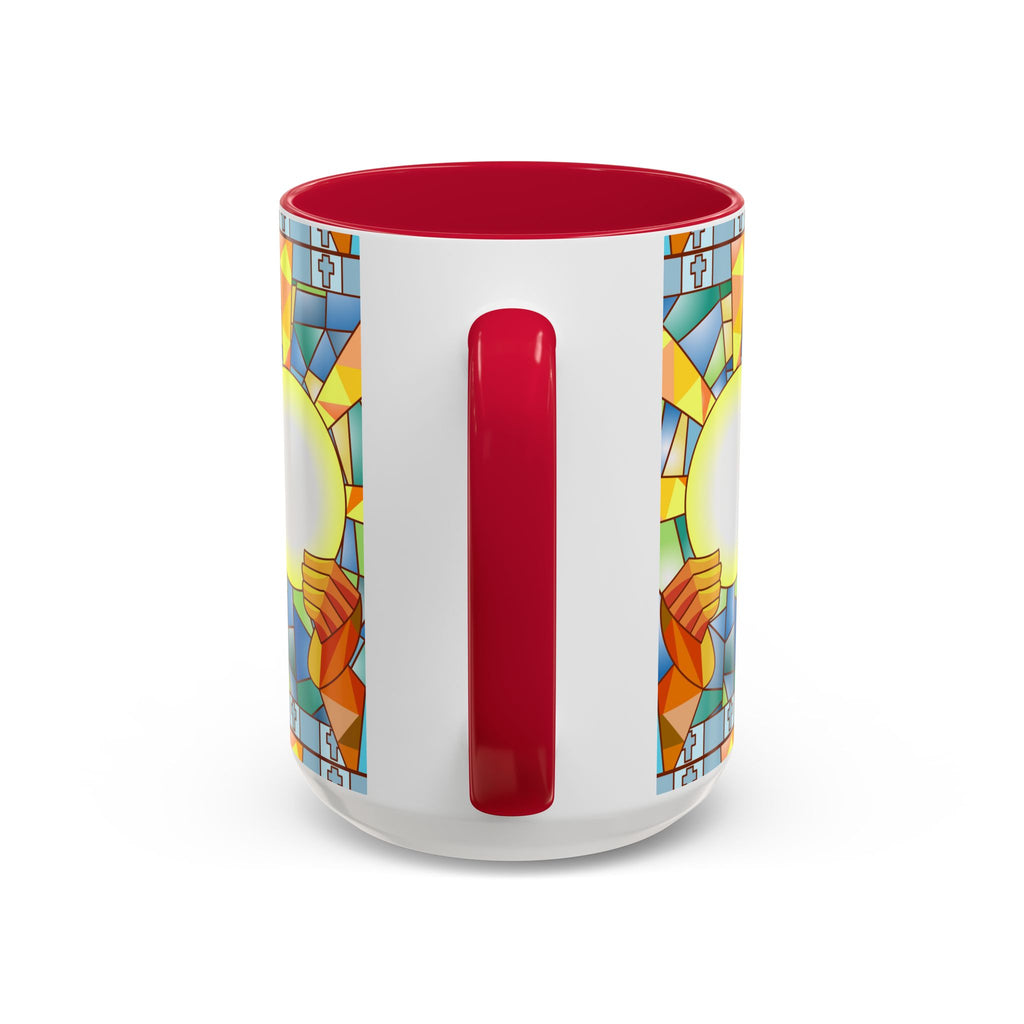 Stained Glass Eucharist Chalice Mug | Church Communion Ceramic Mug