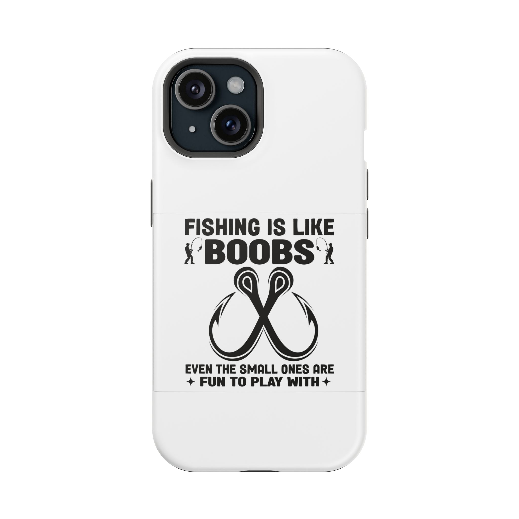 Fishing Is Like Boobs phone case | Impact-Resistant Case