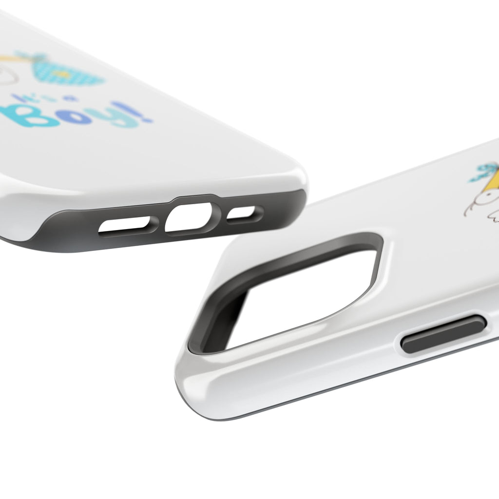 Stork 'It's a Boy' Phone Case | Impact-Resistant Case