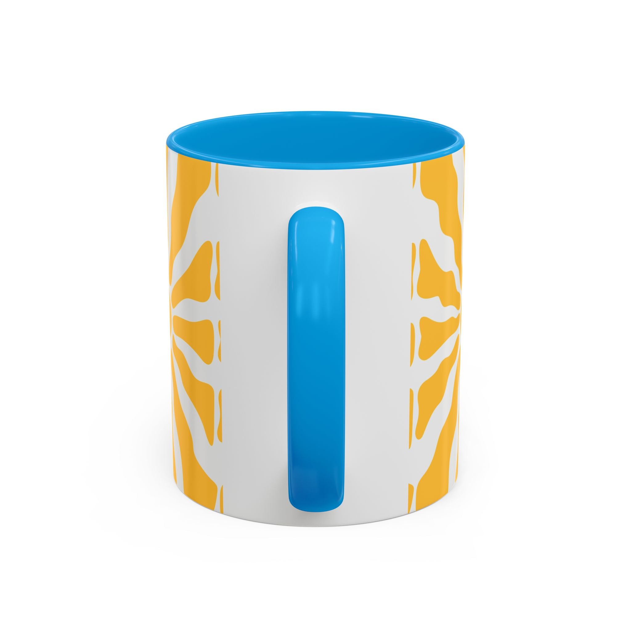 Yellow Sunburst Mug | Ceramic Coffee Cup