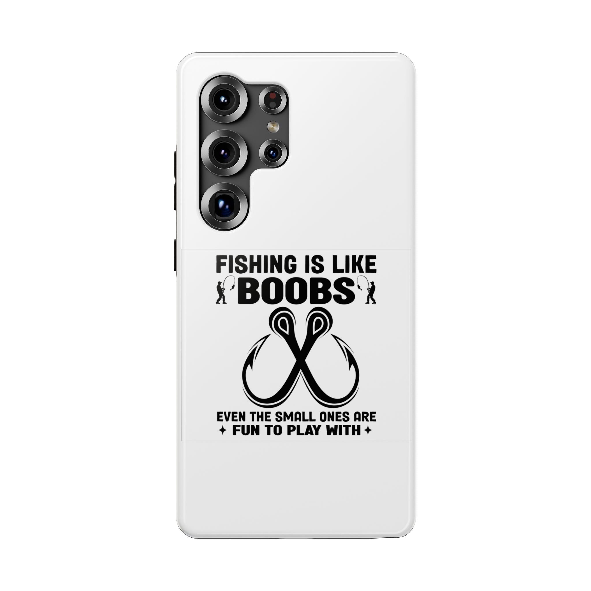 Fishing Is Like Boobs phone case | Impact-Resistant Case