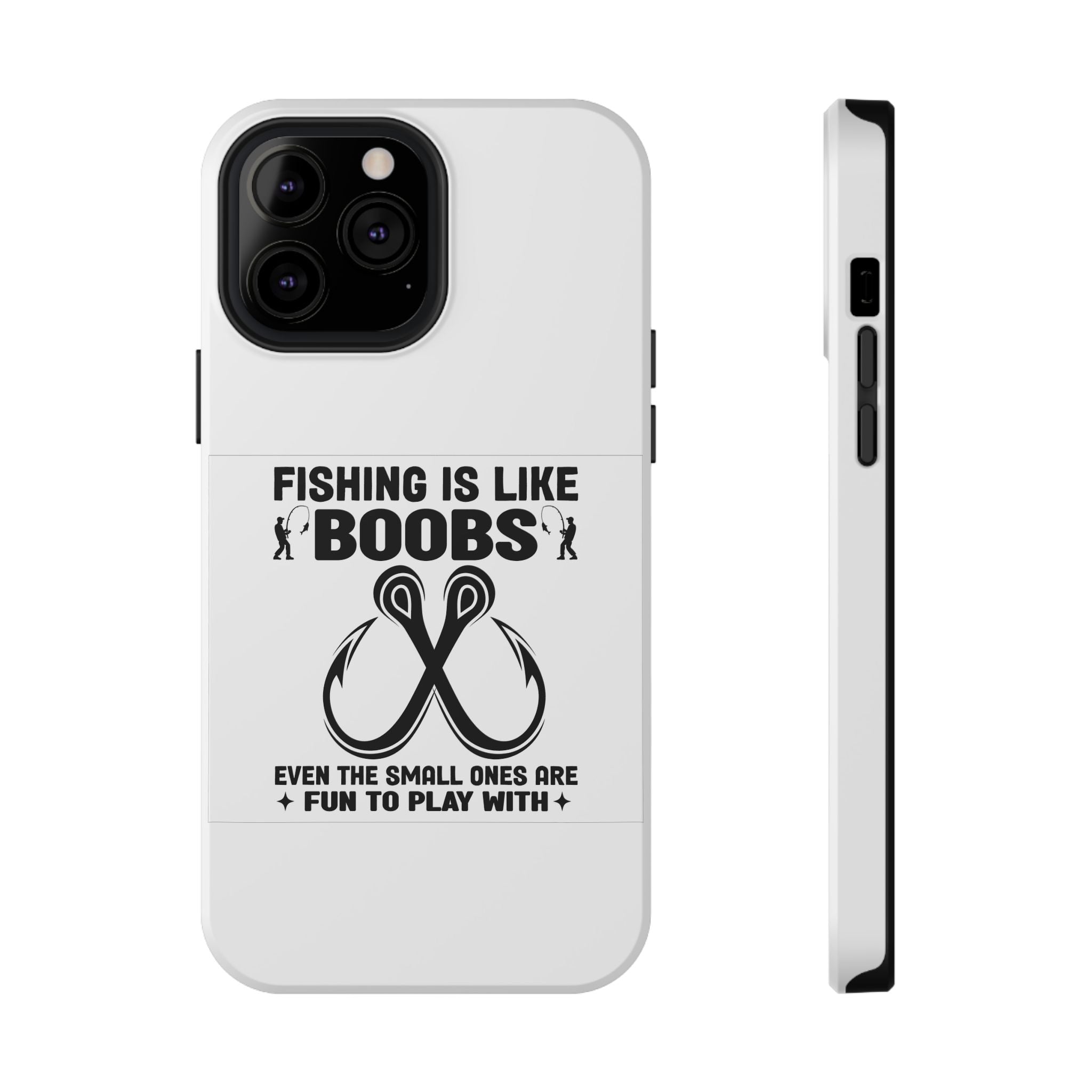 Fishing Is Like Boobs phone case | Impact-Resistant Case