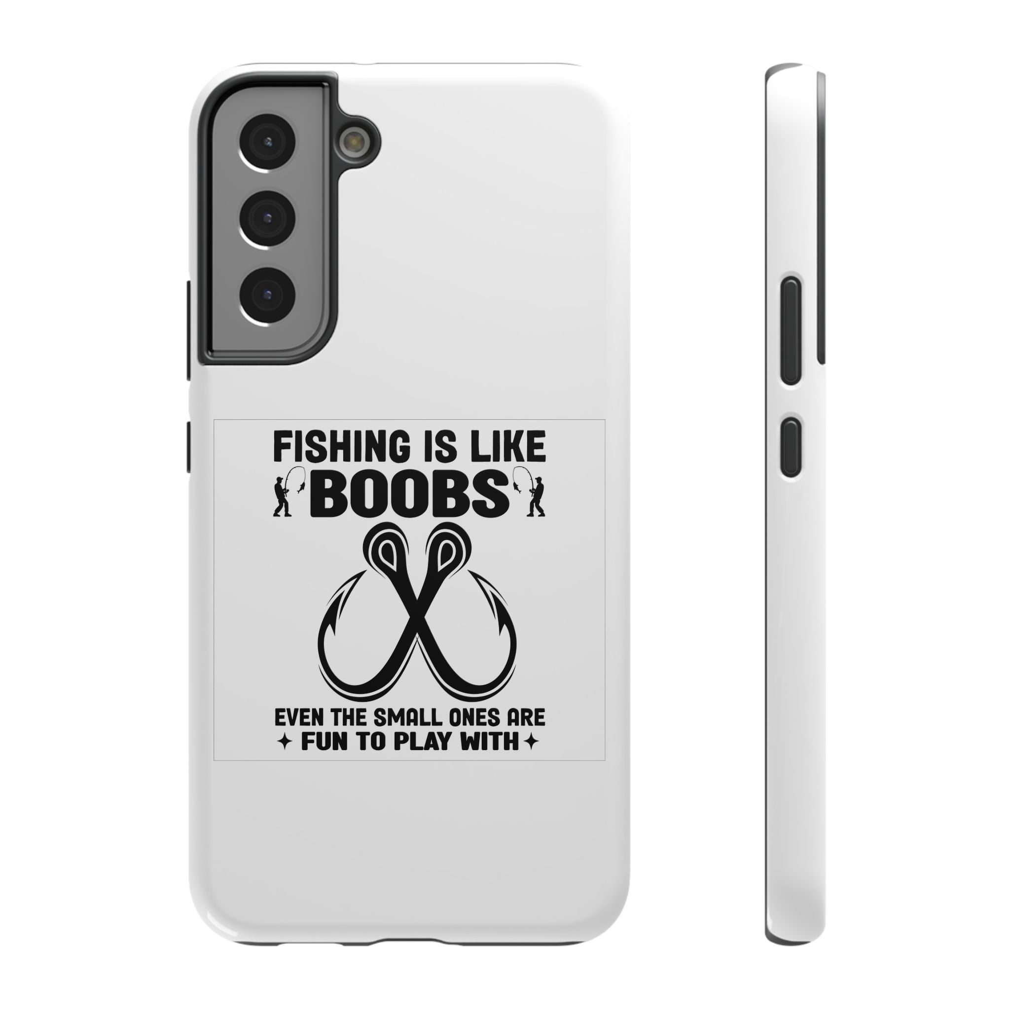 Fishing Is Like Boobs phone case | Impact-Resistant Case